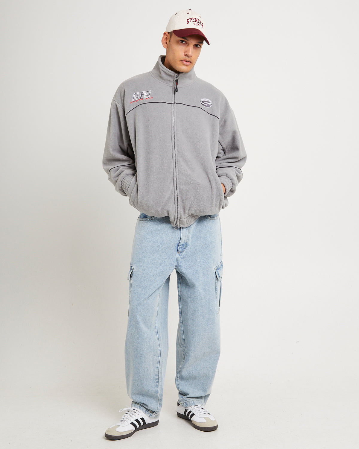 Auckland Cargo Denim Jeans 90S LIGHT BLUE