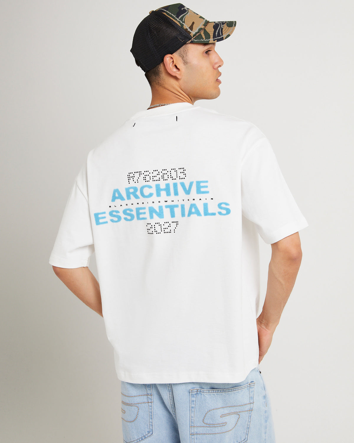 Essentials Cropped T-Shirt WHITE