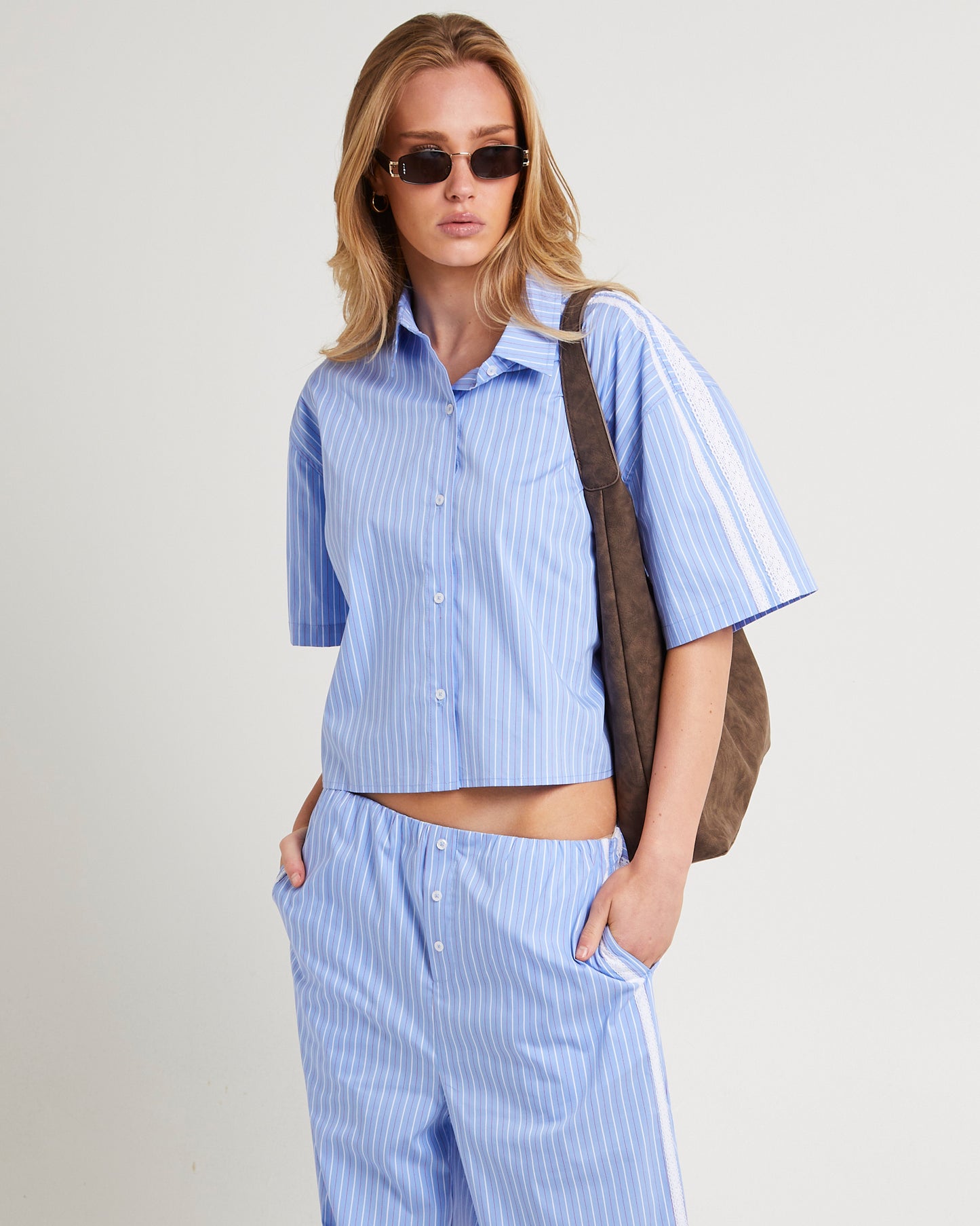Hideaway Sports Stripe Short Sleeve Shirt