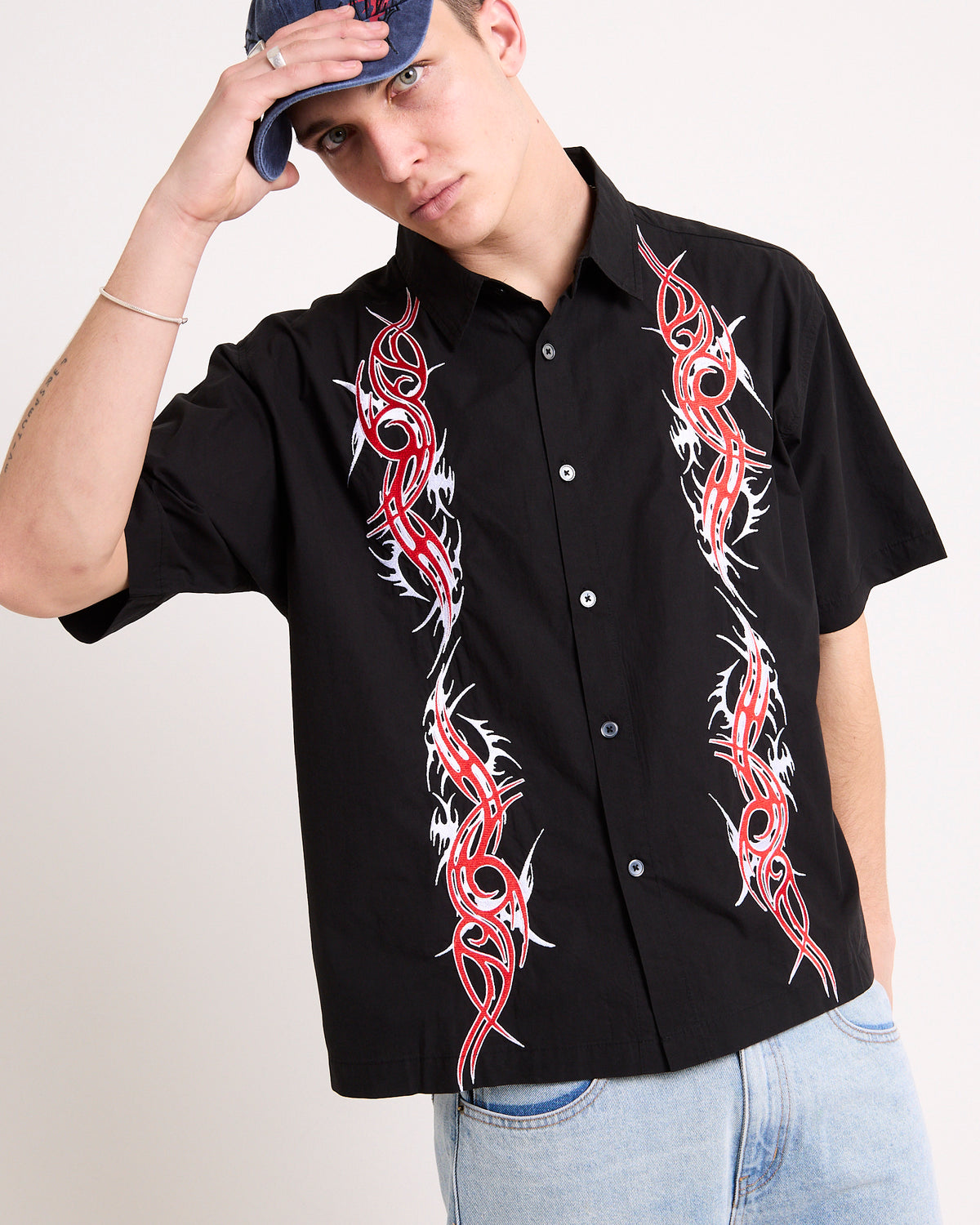 Quiver Short Sleeve Shirt BLACK