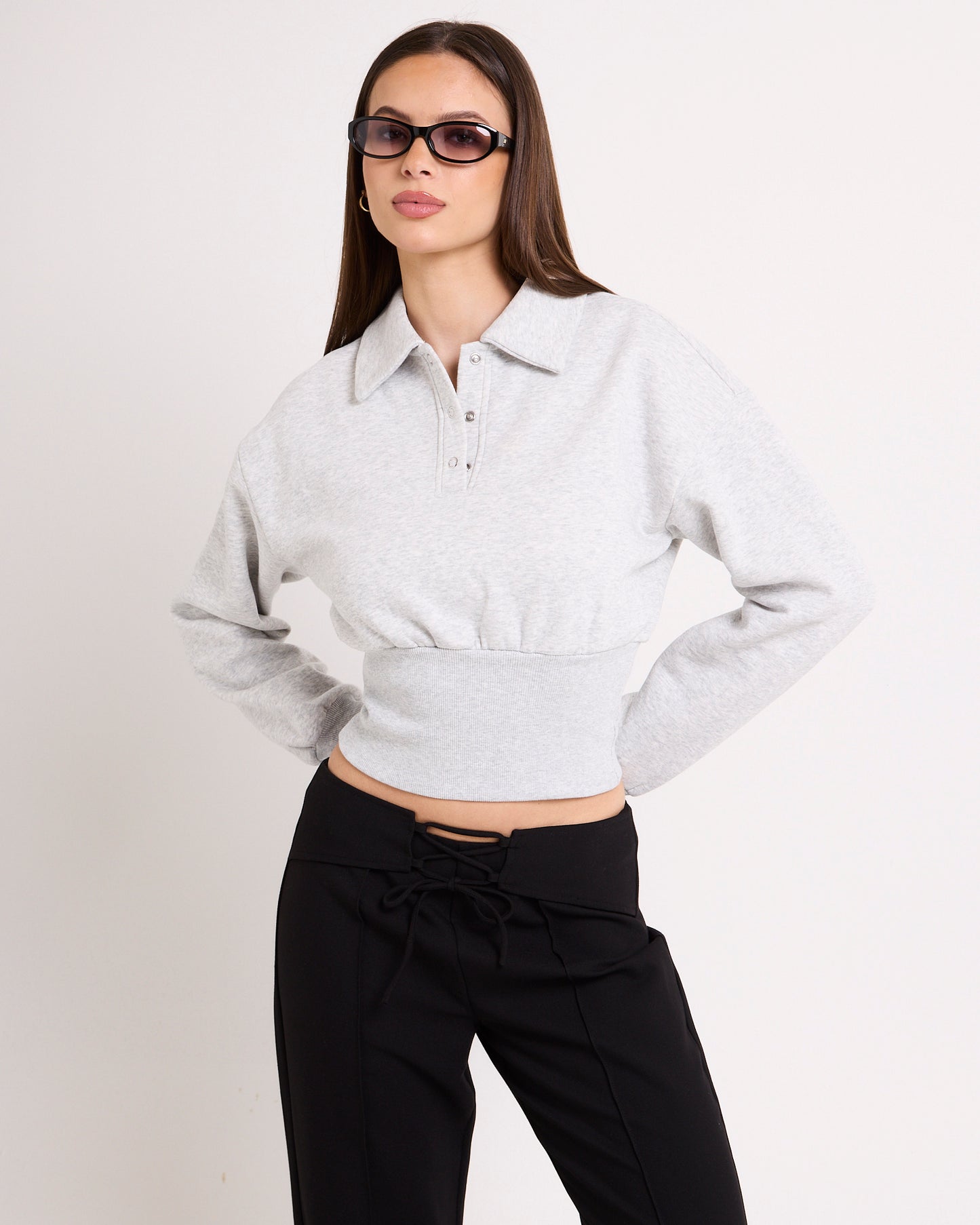 Tori Fleece Button Up