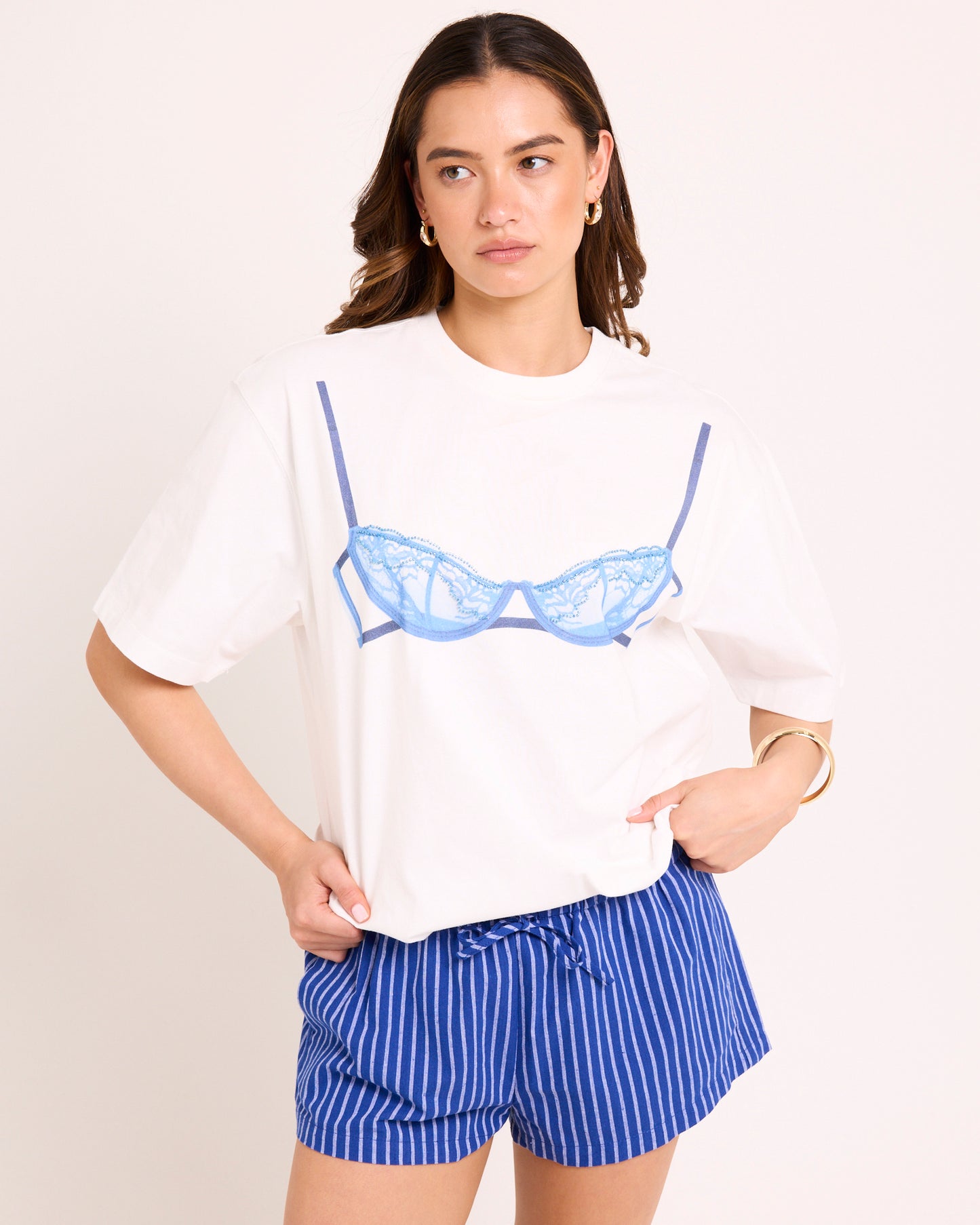 Xox Bra Oversized T-Shirt