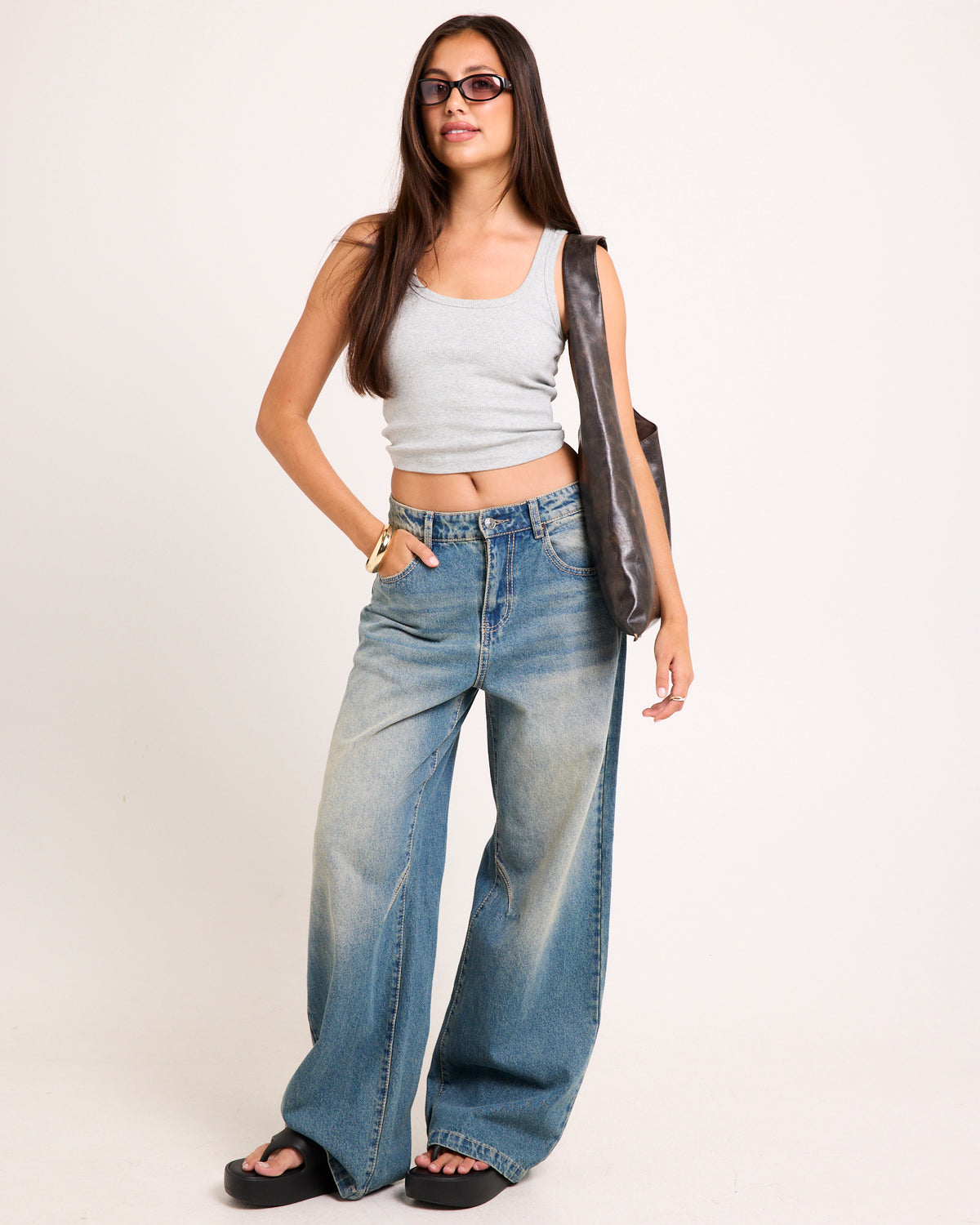 Super Scoop Classic Tank Top GREY MARLE