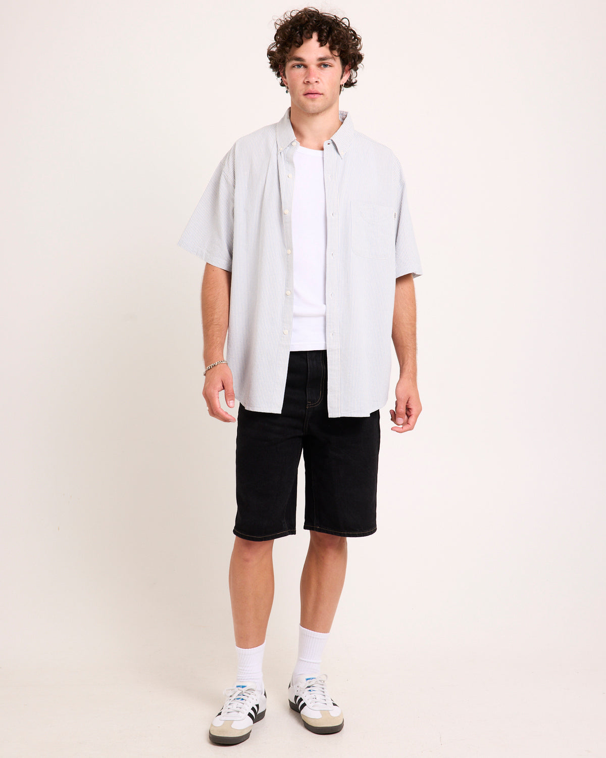Stripe Short Sleeve Shirt