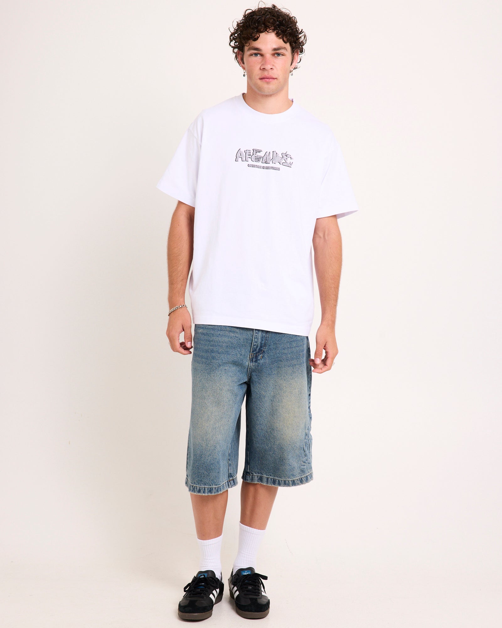 LQD Metal Heavyweight Boxy T-Shirt WHITE