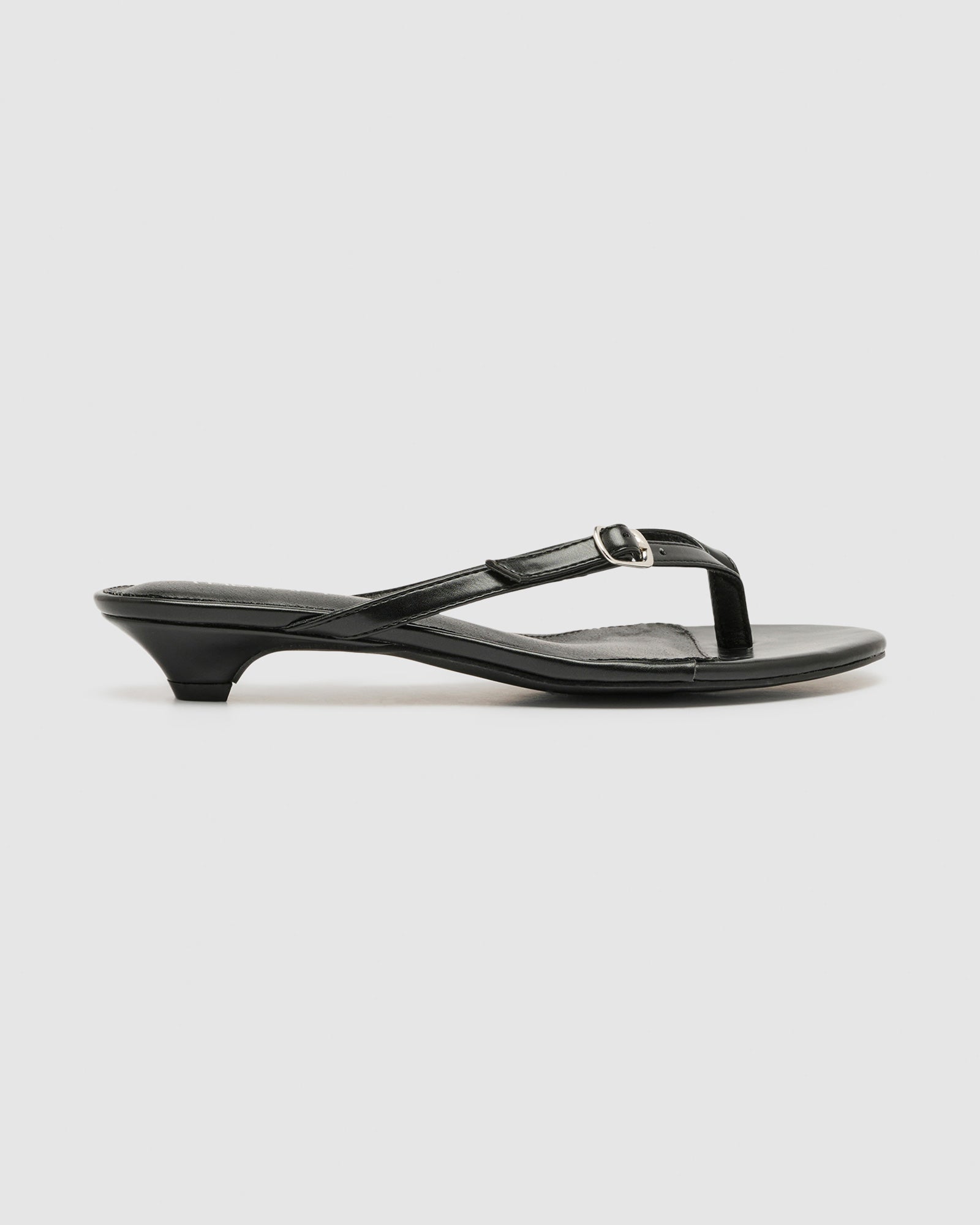 Noir Thong Heels BLACK