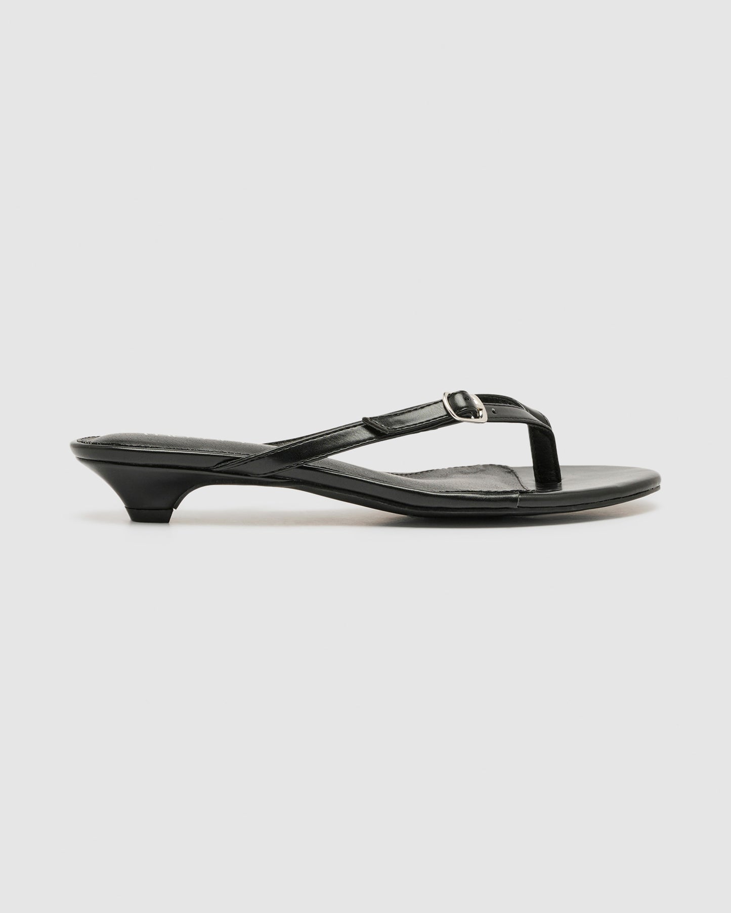 Noir Thong Heels