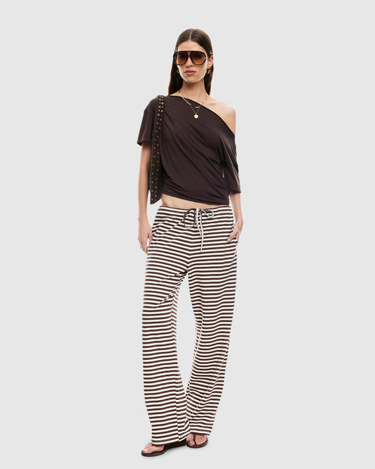 Bloom Pants DARK CHOCOLATE STRIPE
