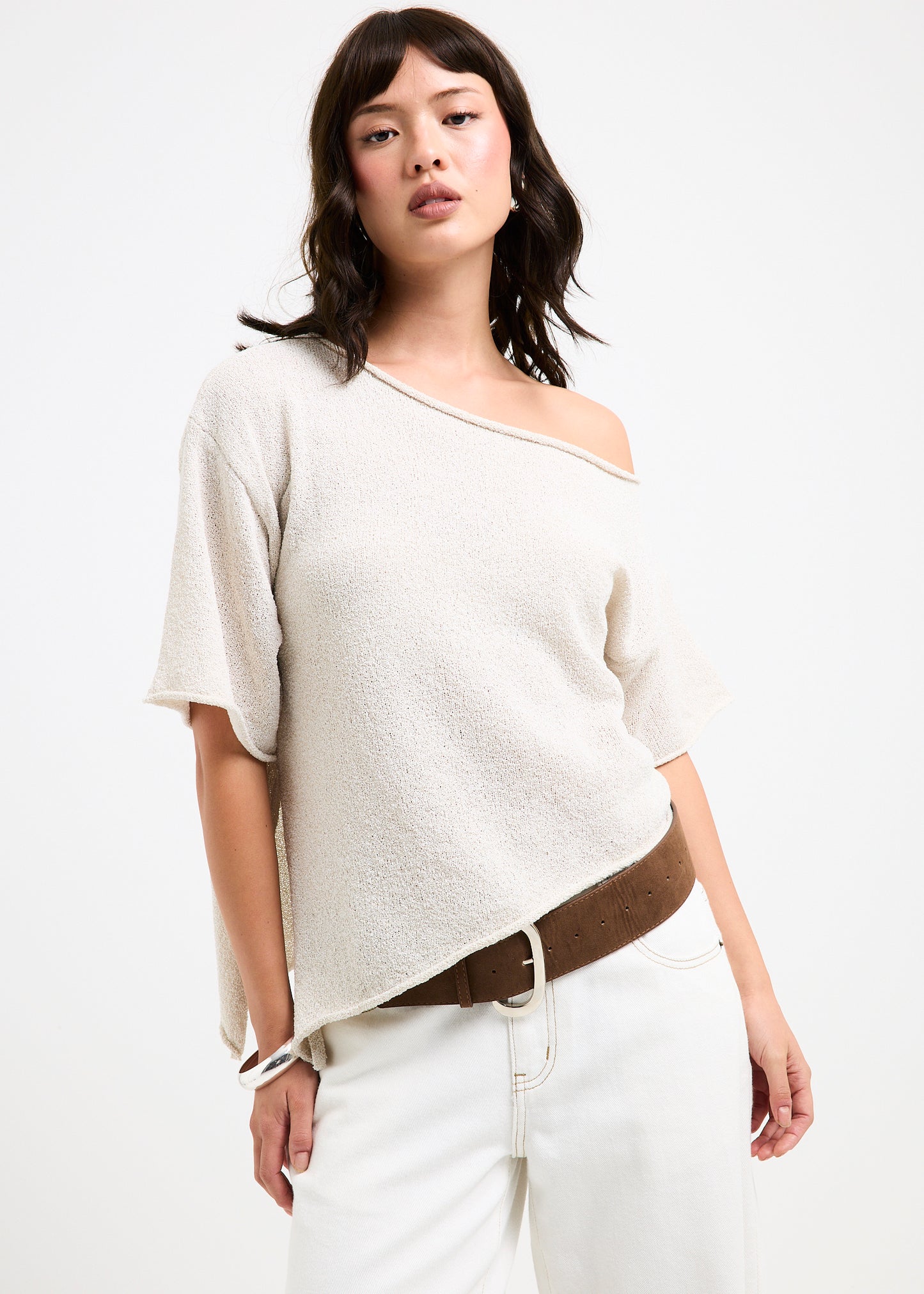 Asymmetric Knit Top
