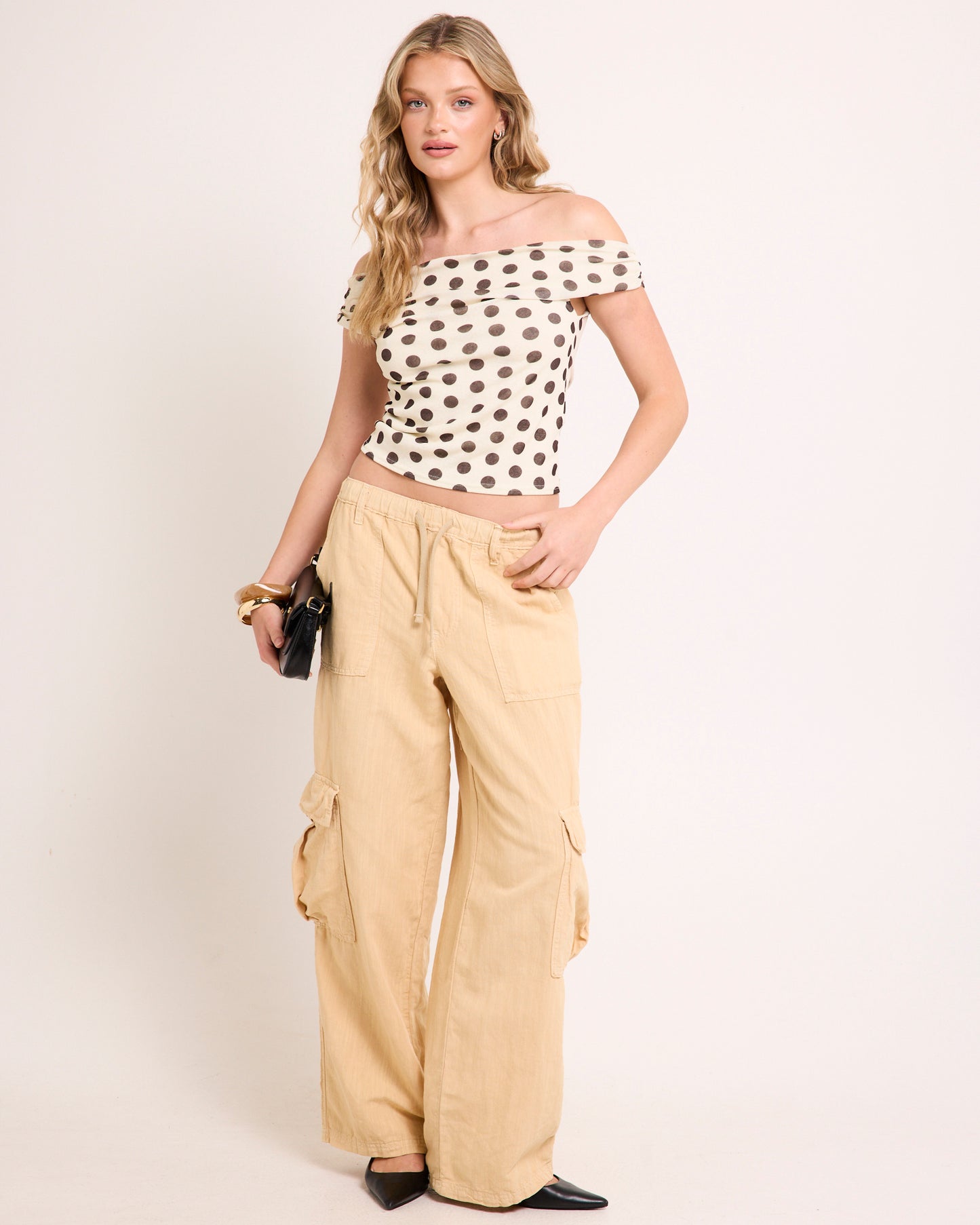 BDG Luca Linen Cargo Pants