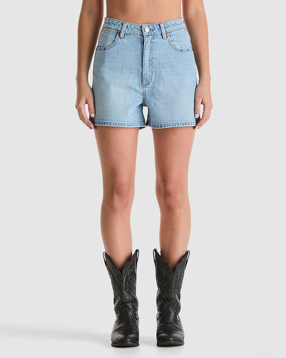 Hi Bells Denim Shorts Blue Tour