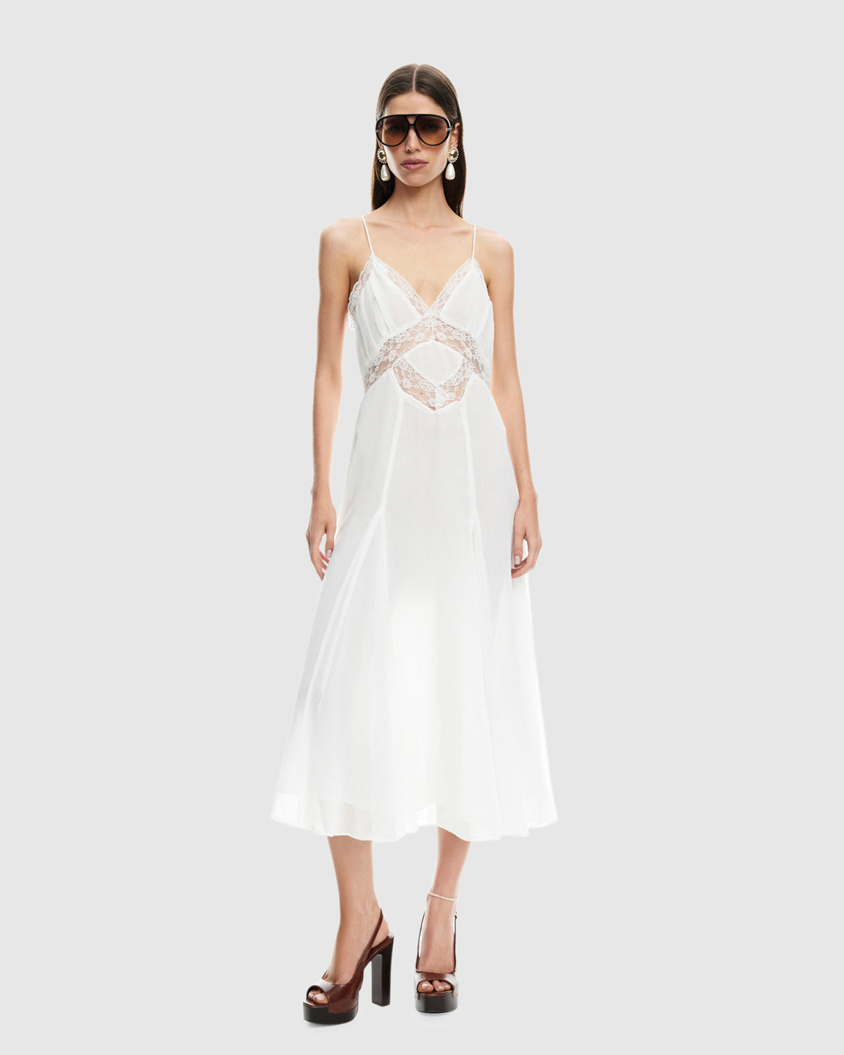 Harmony Midi Dress PEARL