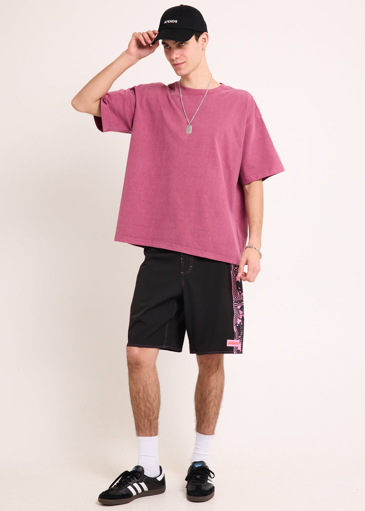 Boned Surf Related V2 Boardshorts 20 in BLACK