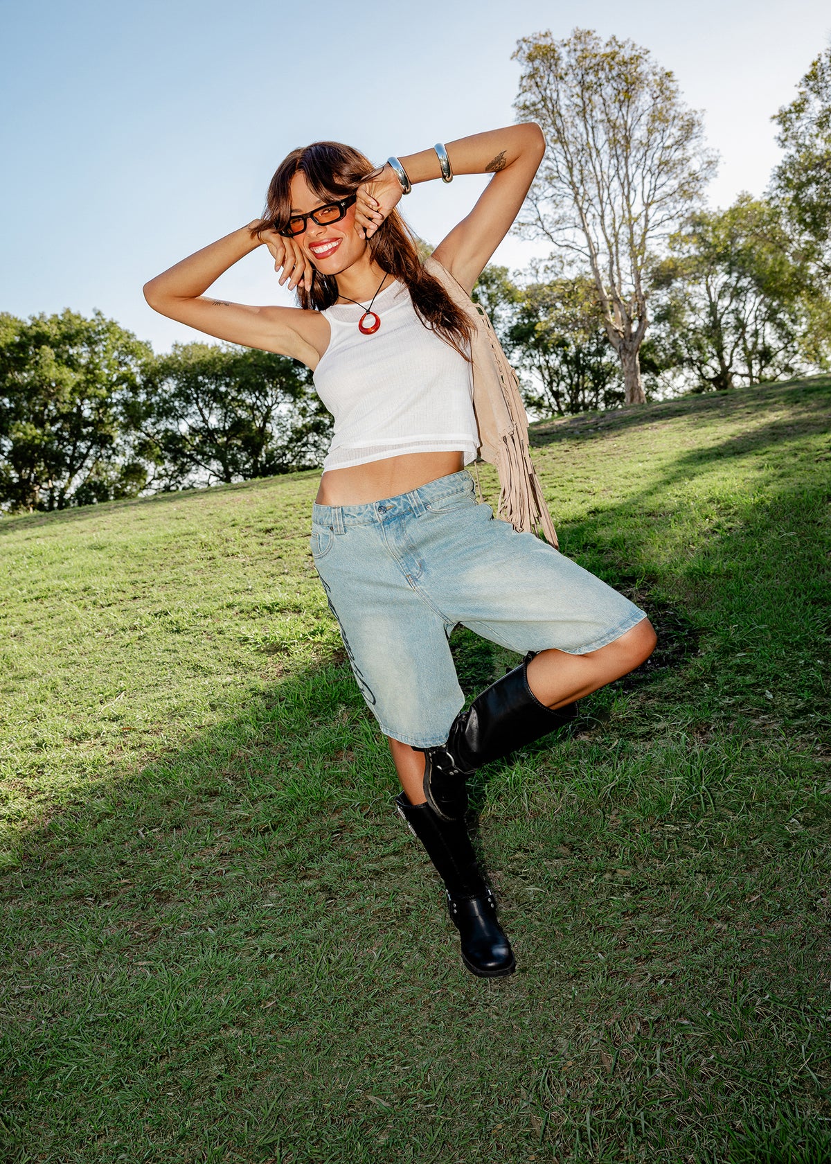 Isla Long Jorts GREY