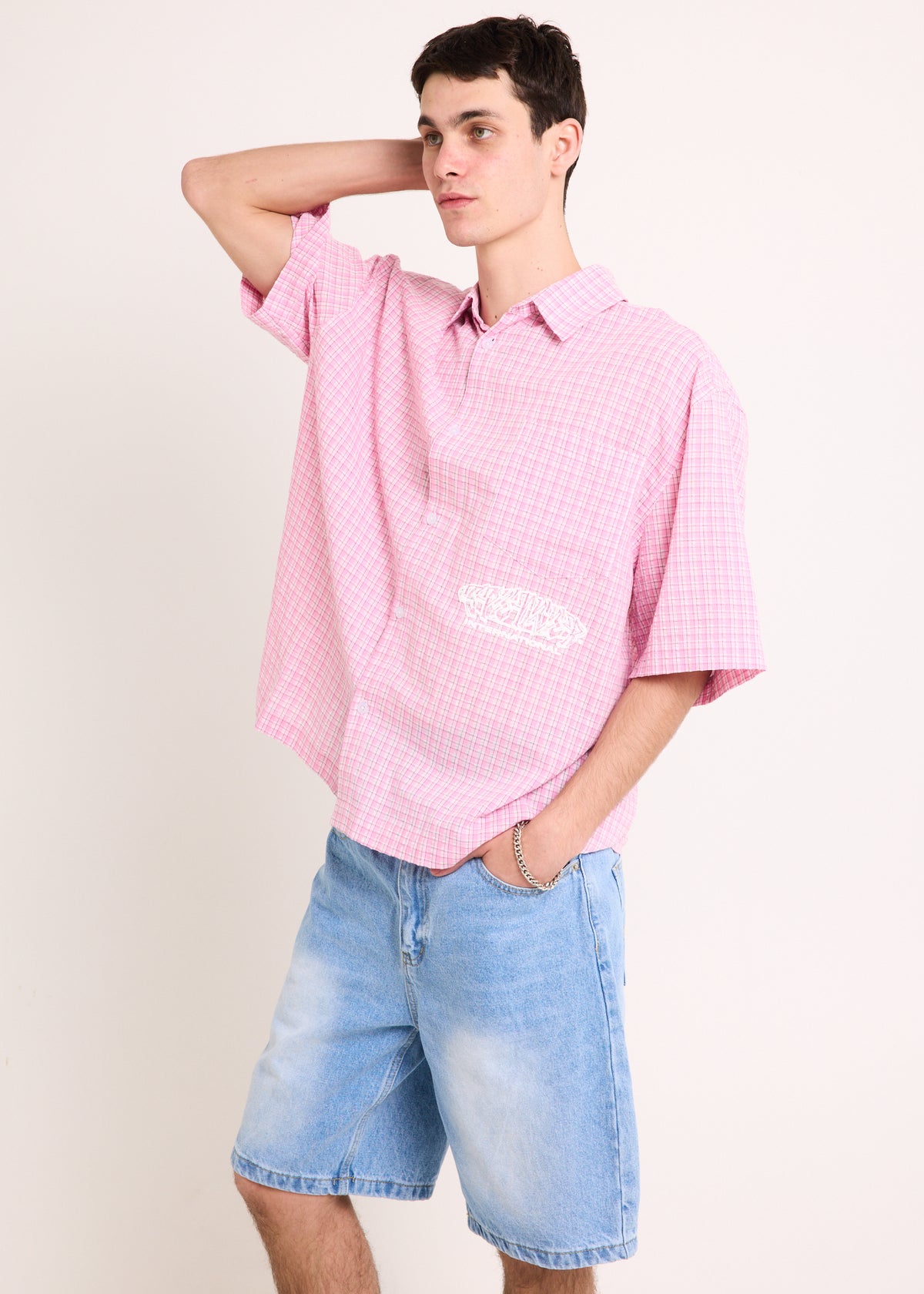 Globe Skate Short Sleeve Shirt PINK