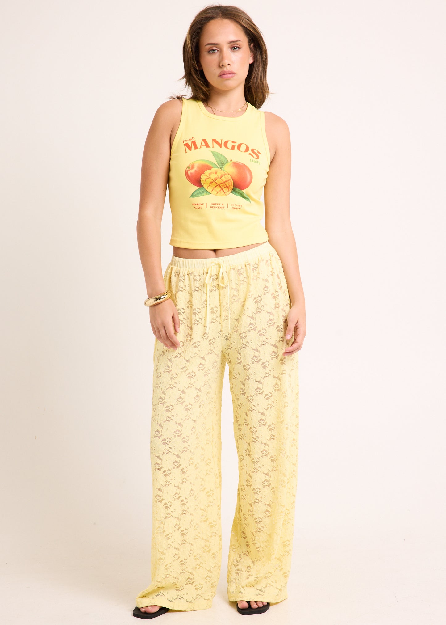 Jasmine Lace Relaxed Pants