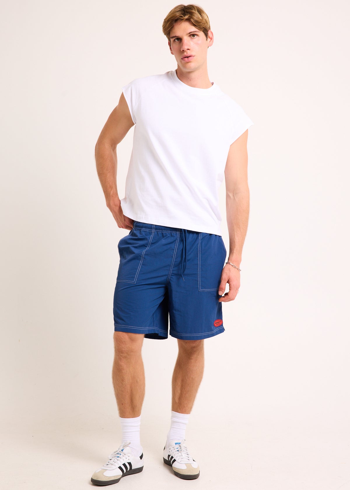 Hi Contrast Shorts BLUE