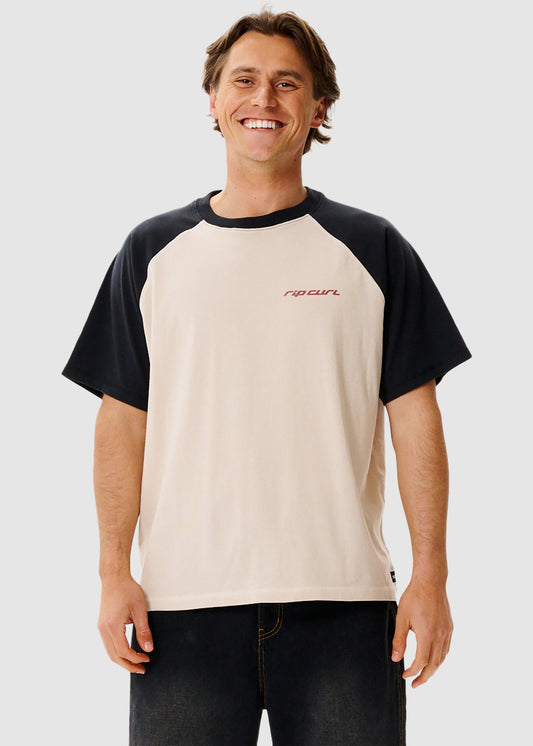 Inner Visions Flogged Boxy T-Shirt BLACK WHITE