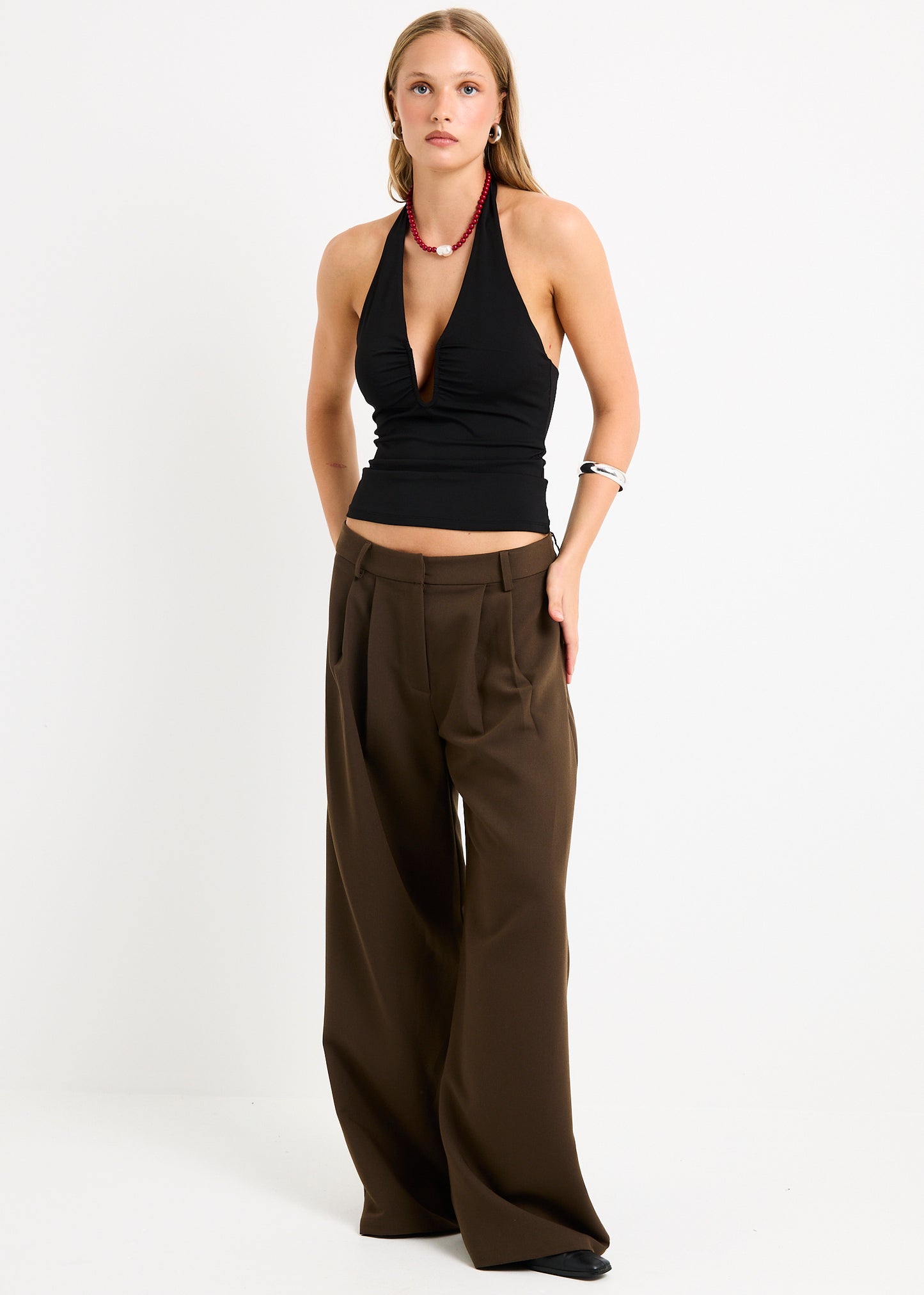 Eden Plunge Halter Top