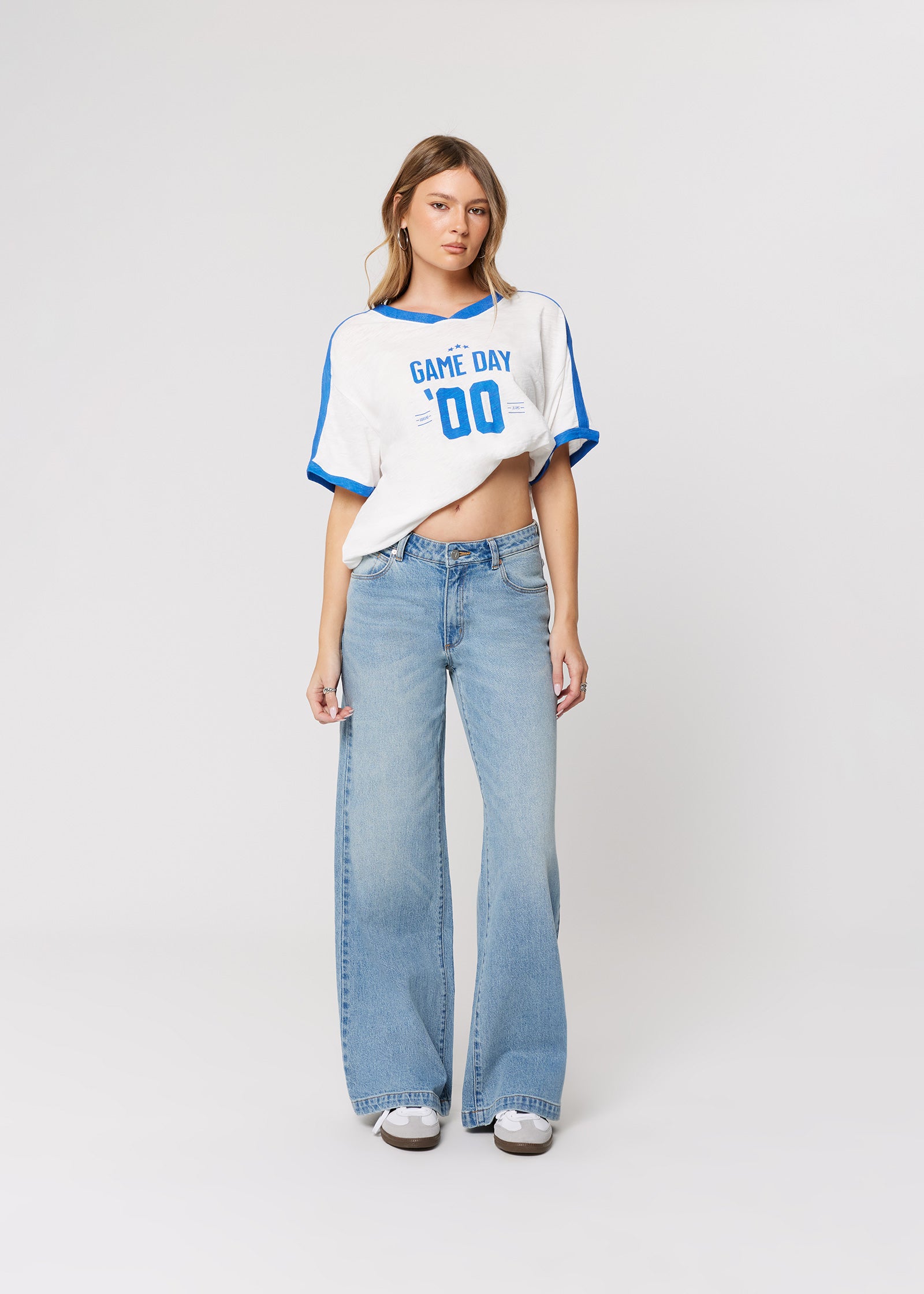 95 Mid & Wide Denim Jeans Stevie STEVIE