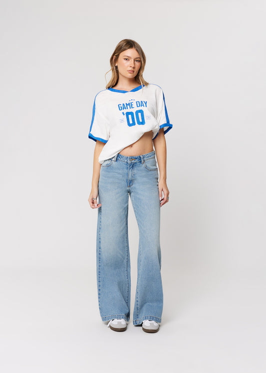 95 Mid & Wide Denim Jeans Stevie STEVIE