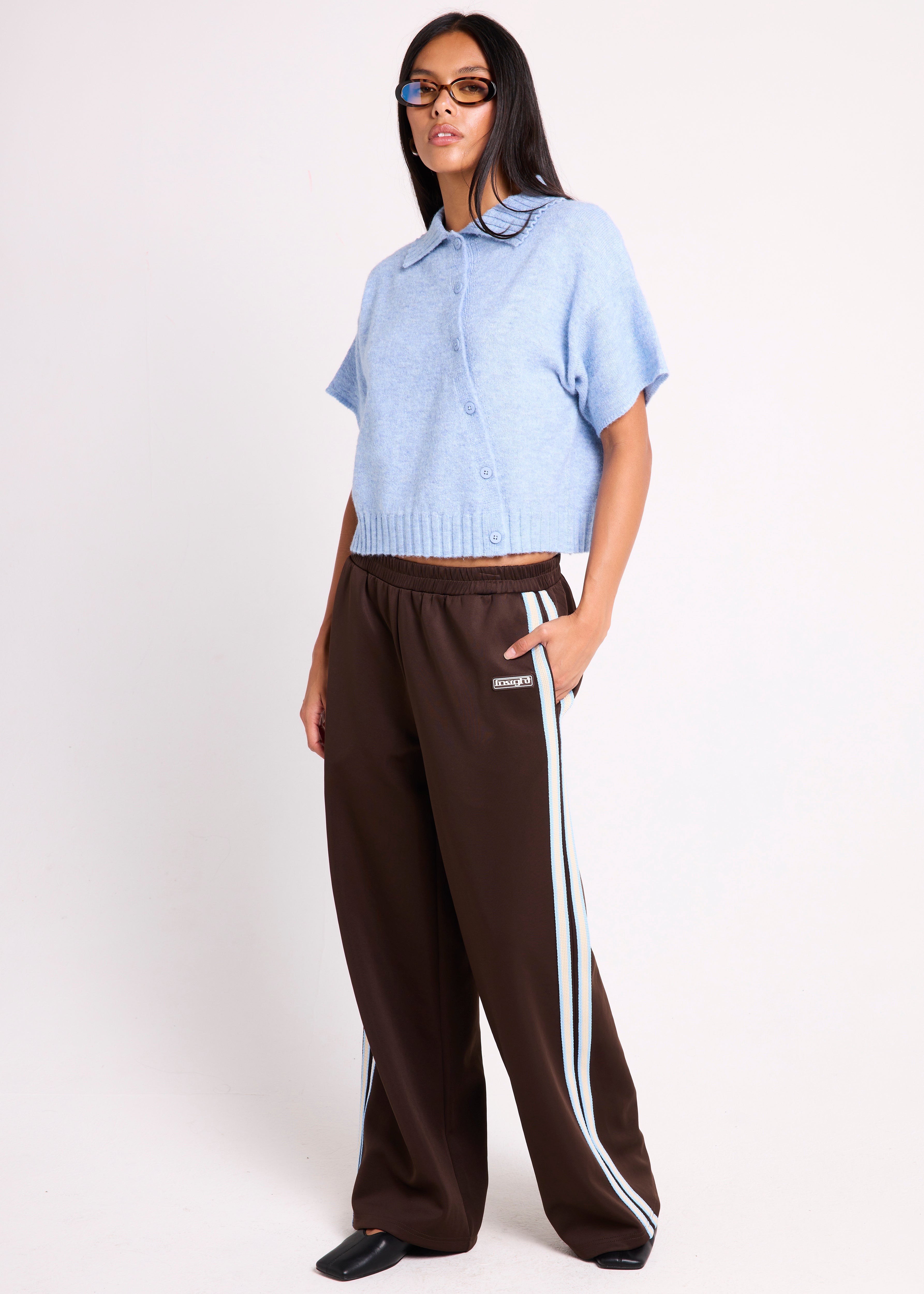 Offside Track Pants CHOCOLATE