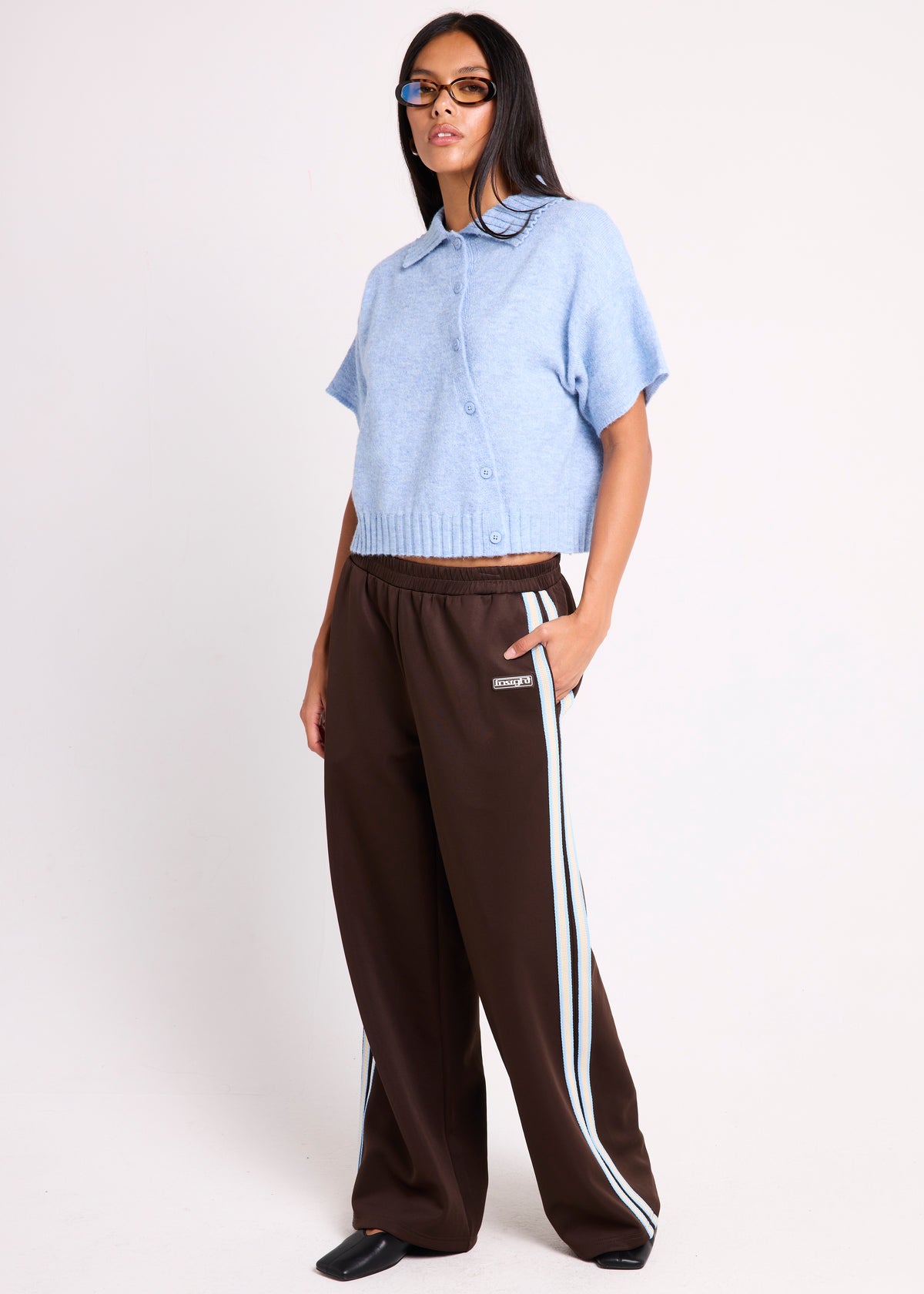 Offside Track Pants CHOCOLATE