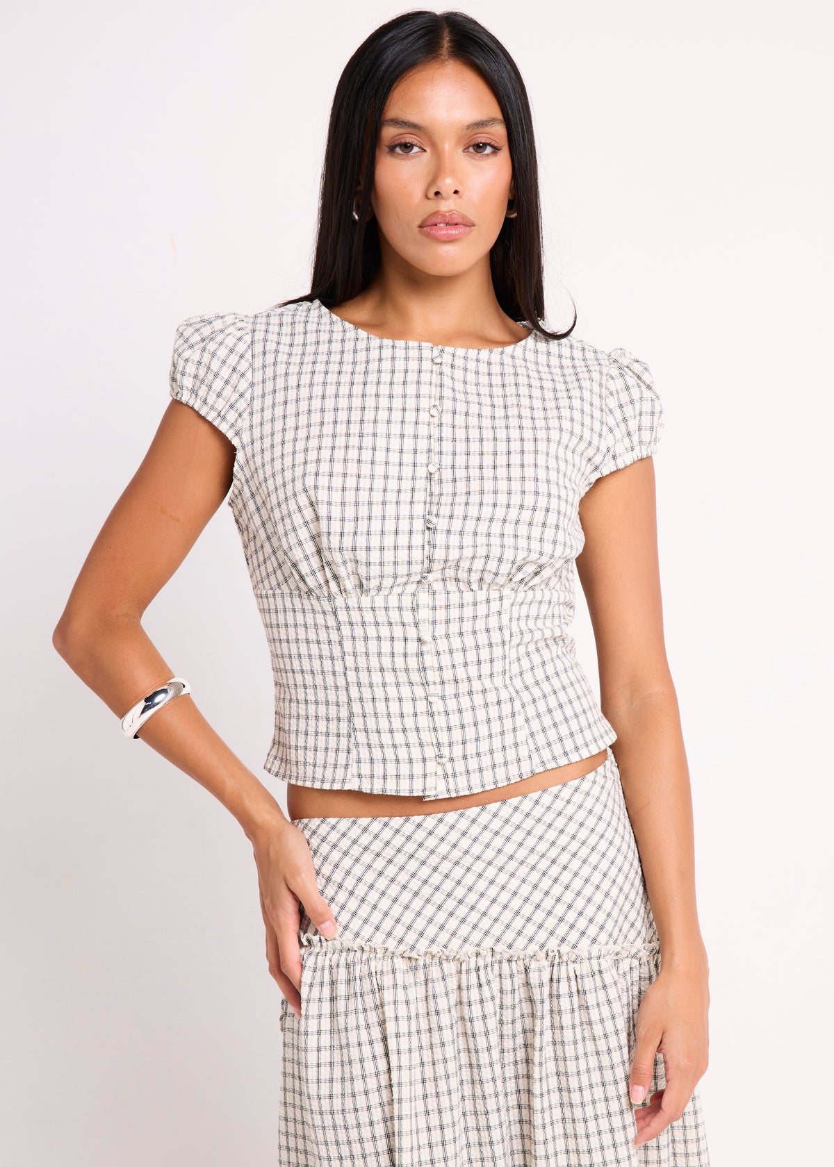 Freydis  Check Shirt BLACK GINGHAM