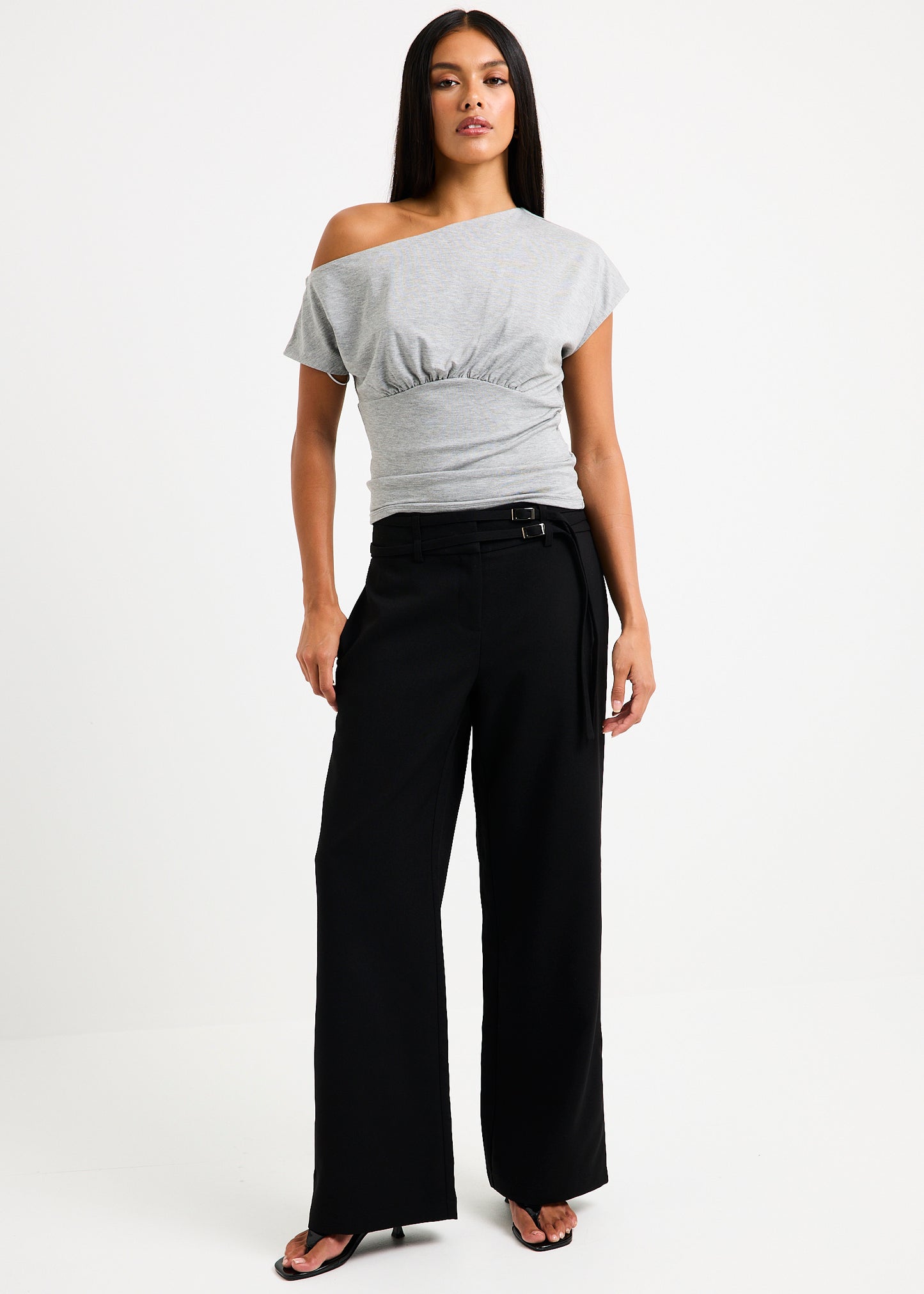 Renelle Belt Detail Pants
