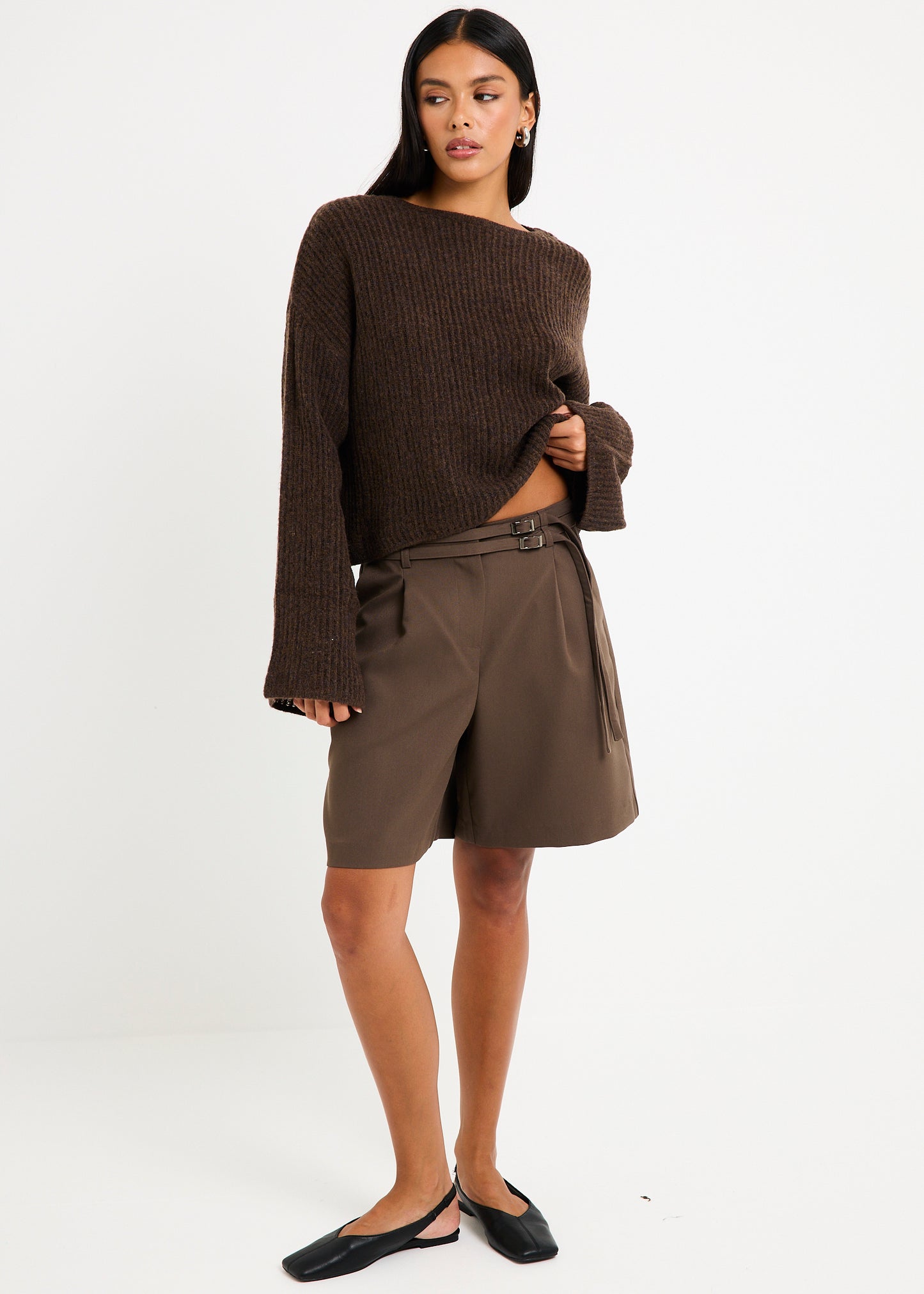 Renelle Belt Detail Bermuda