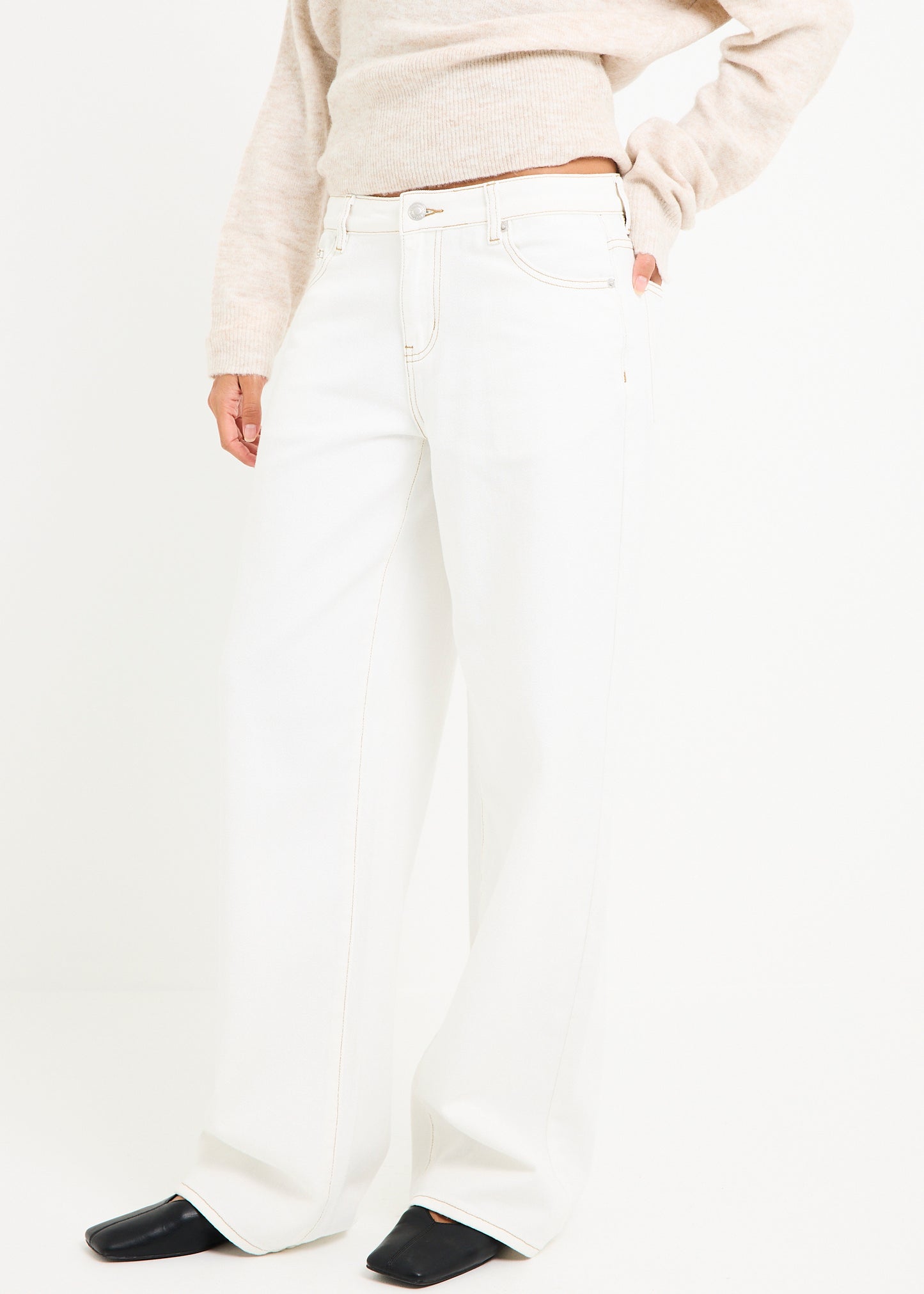 Maylee Low Rise Relaxed Denim Jeans