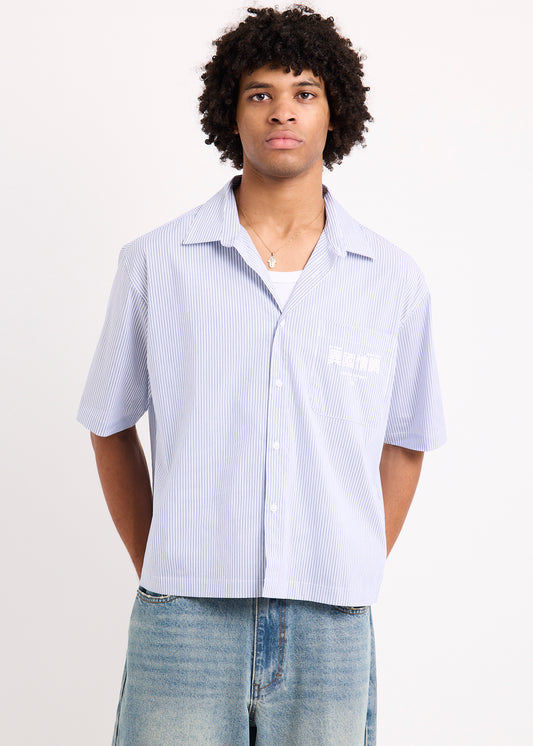 Honolulu Cropped Shirt NAVY