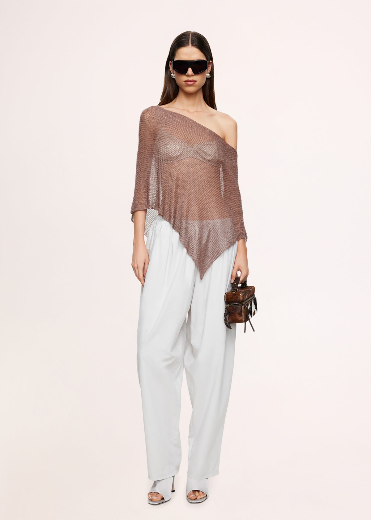 Luminous Poncho CHOCOLATE
