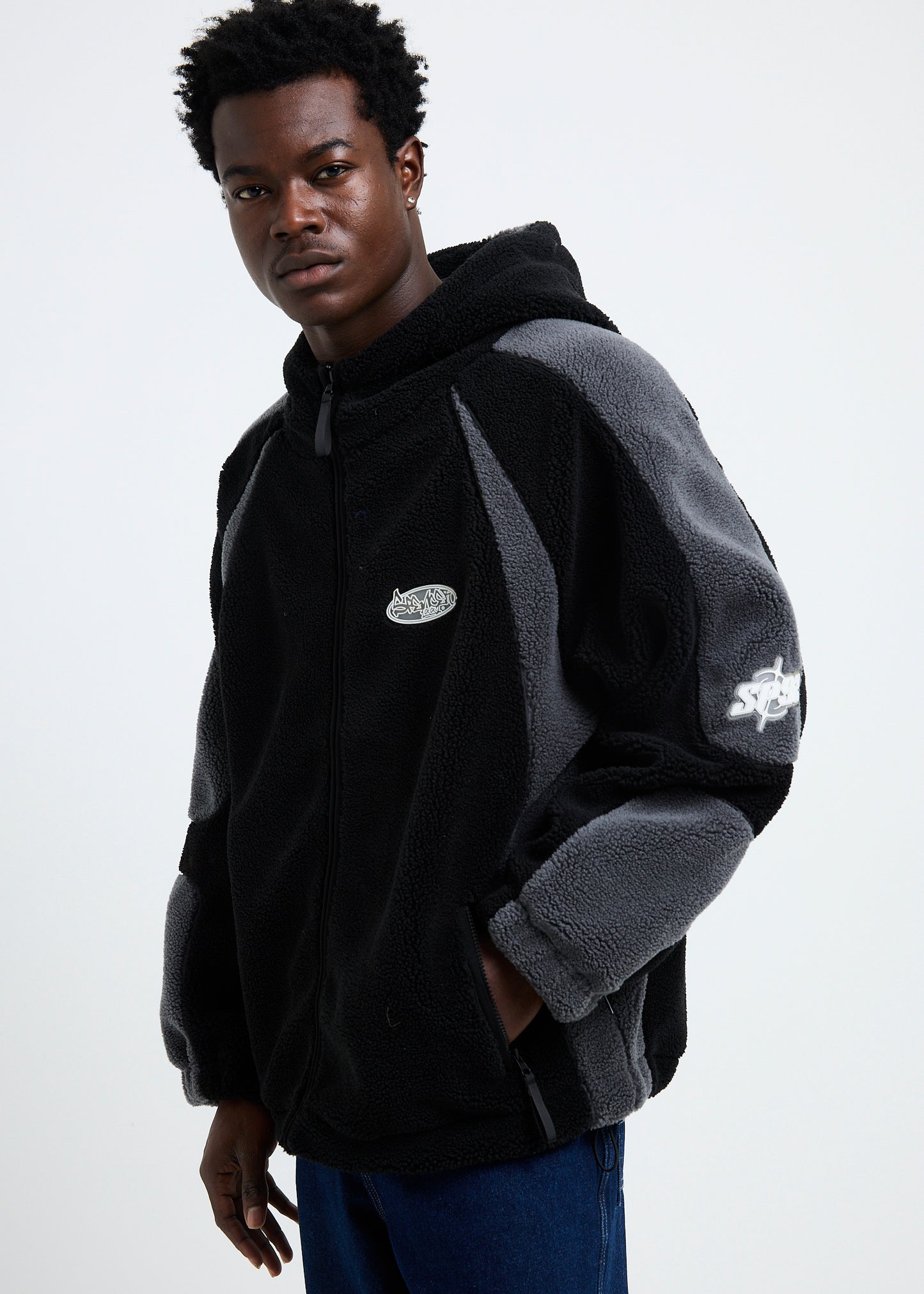Akira Sherpa Zip Jacket