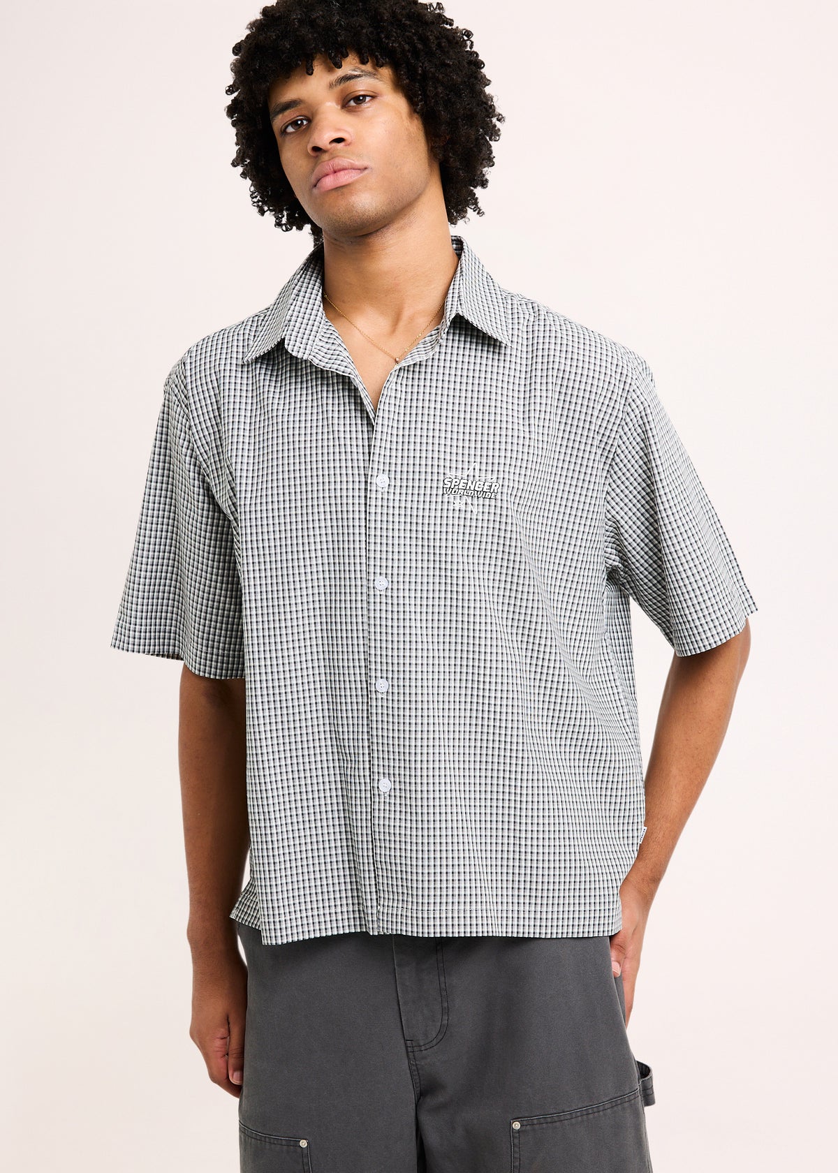 Tagger Short Sleeve Skate Shirt BLACK