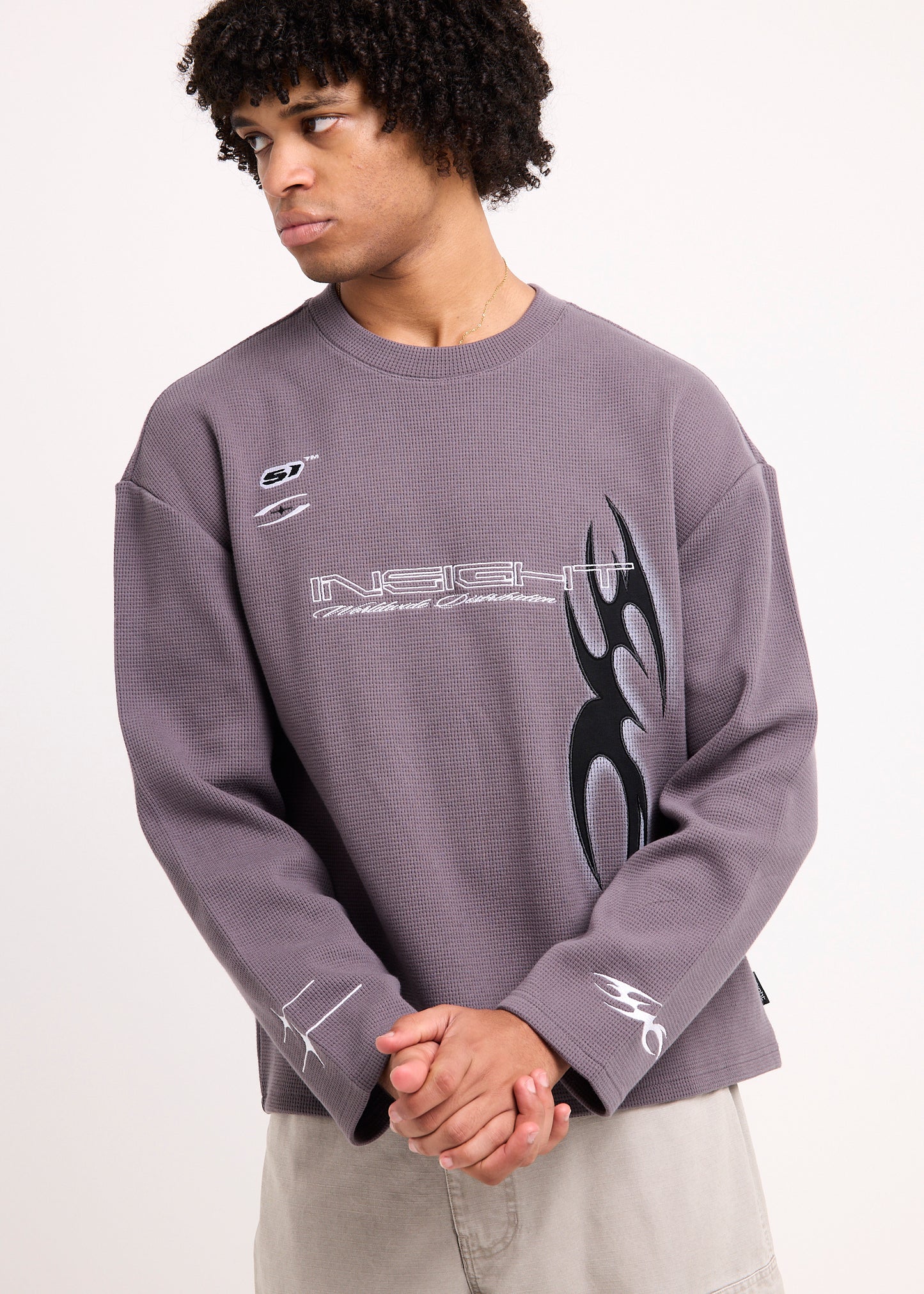 Mystics Waffle Knit Jumper