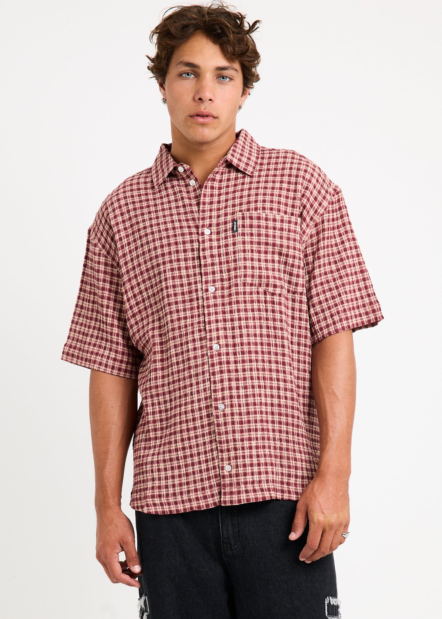 Capricorn Seersucker Short Sleeve Shirt