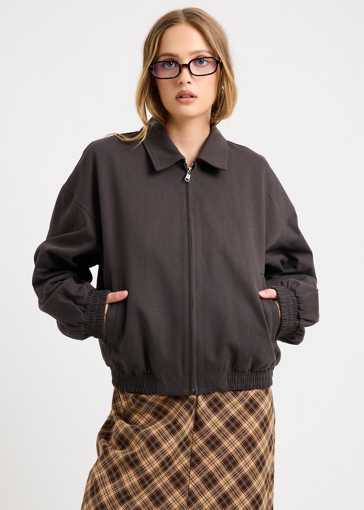 Elo Bomber Jacket CHARCOAL