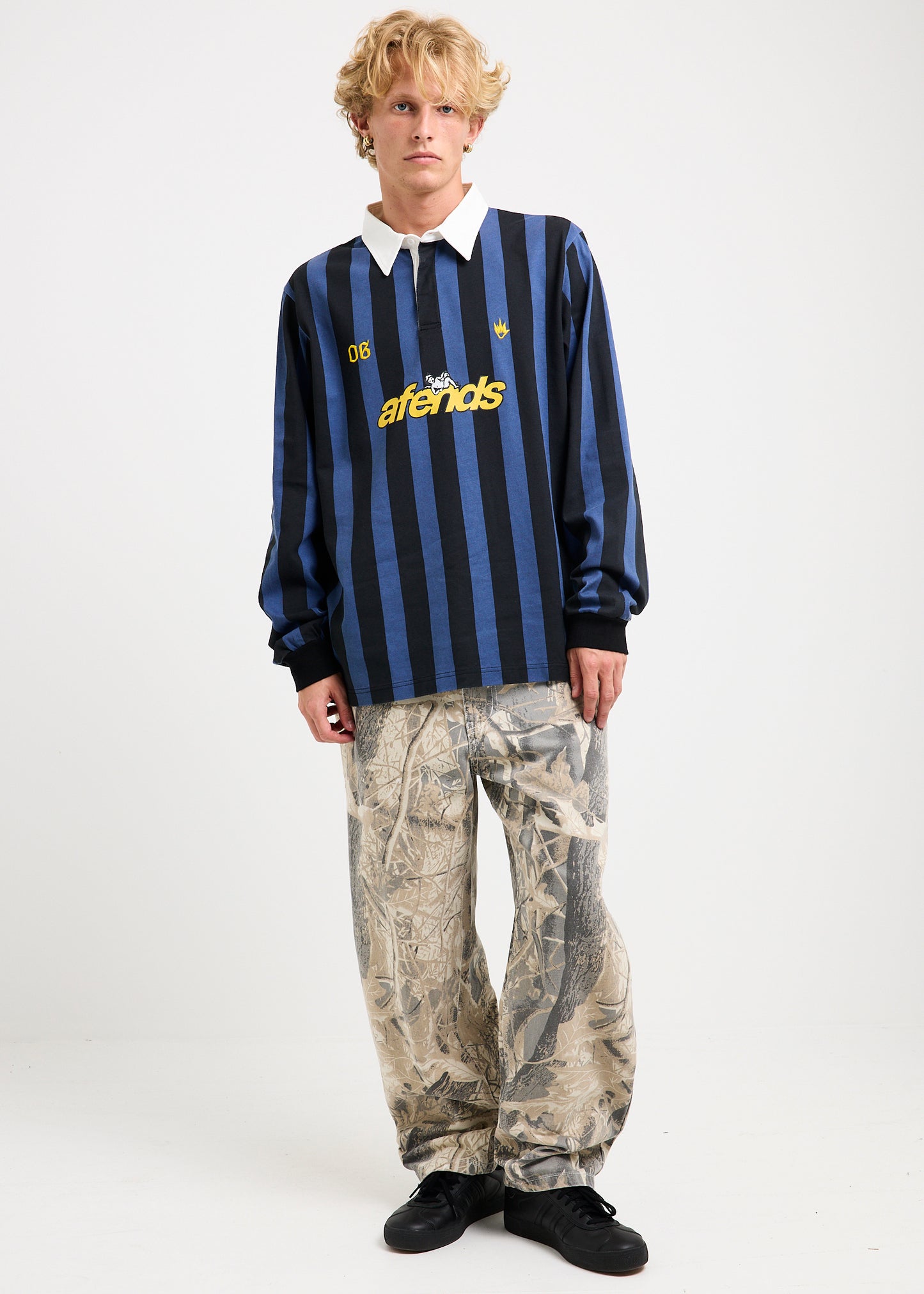 Angel Boy Rugby Long Sleeve Tee