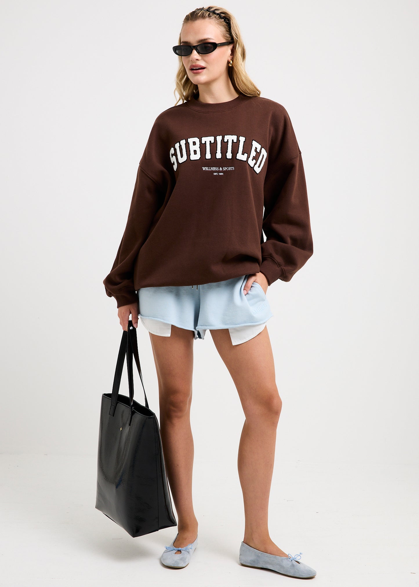Aloha Cropped Fleece Shorts