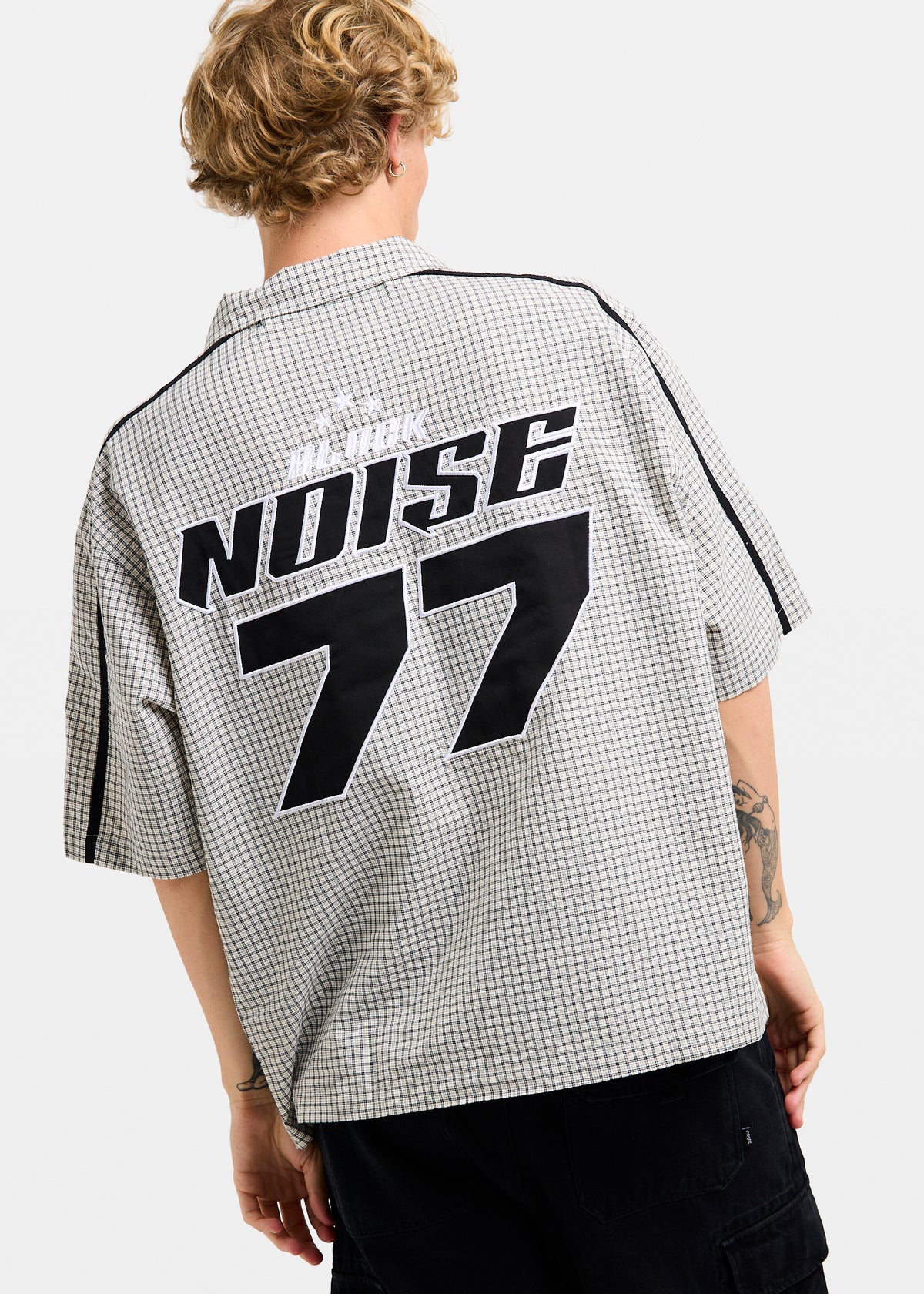 Noise Short Sleeve Shirt WHITE