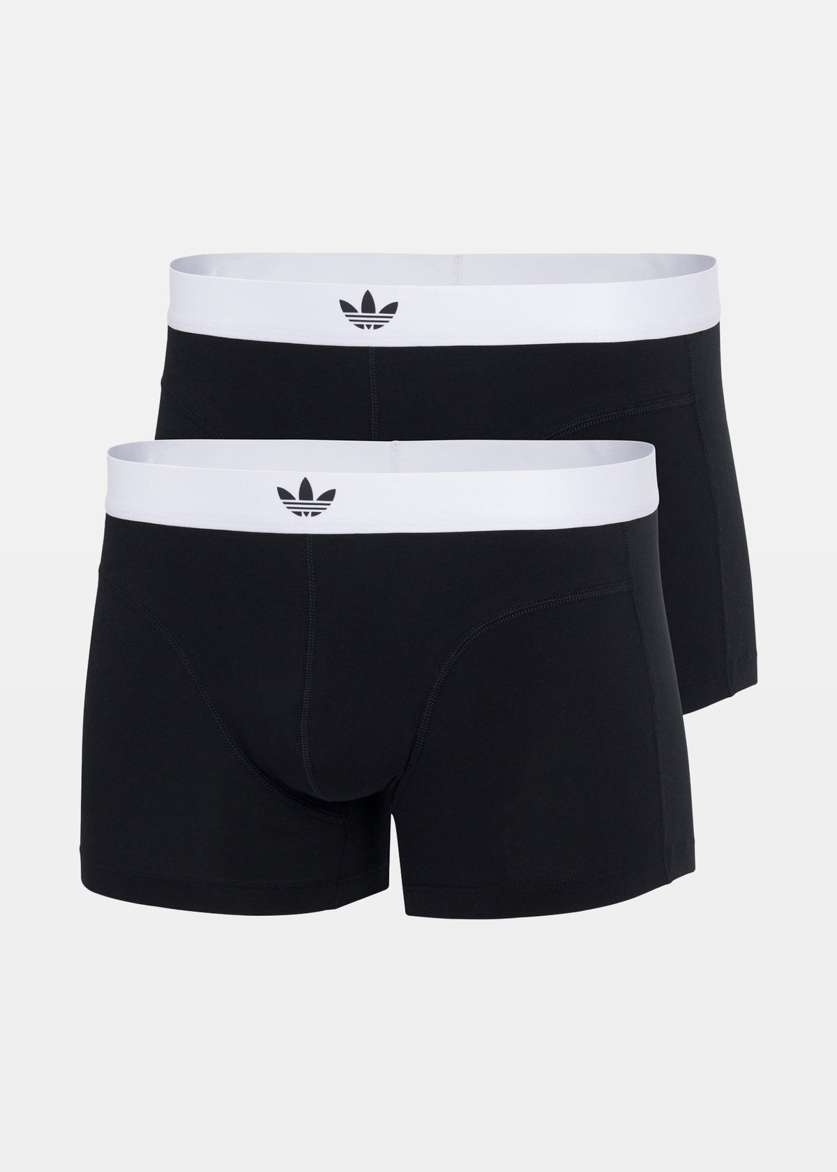 Comfort Flex Cotton Trunk 2 Pairs BLACK