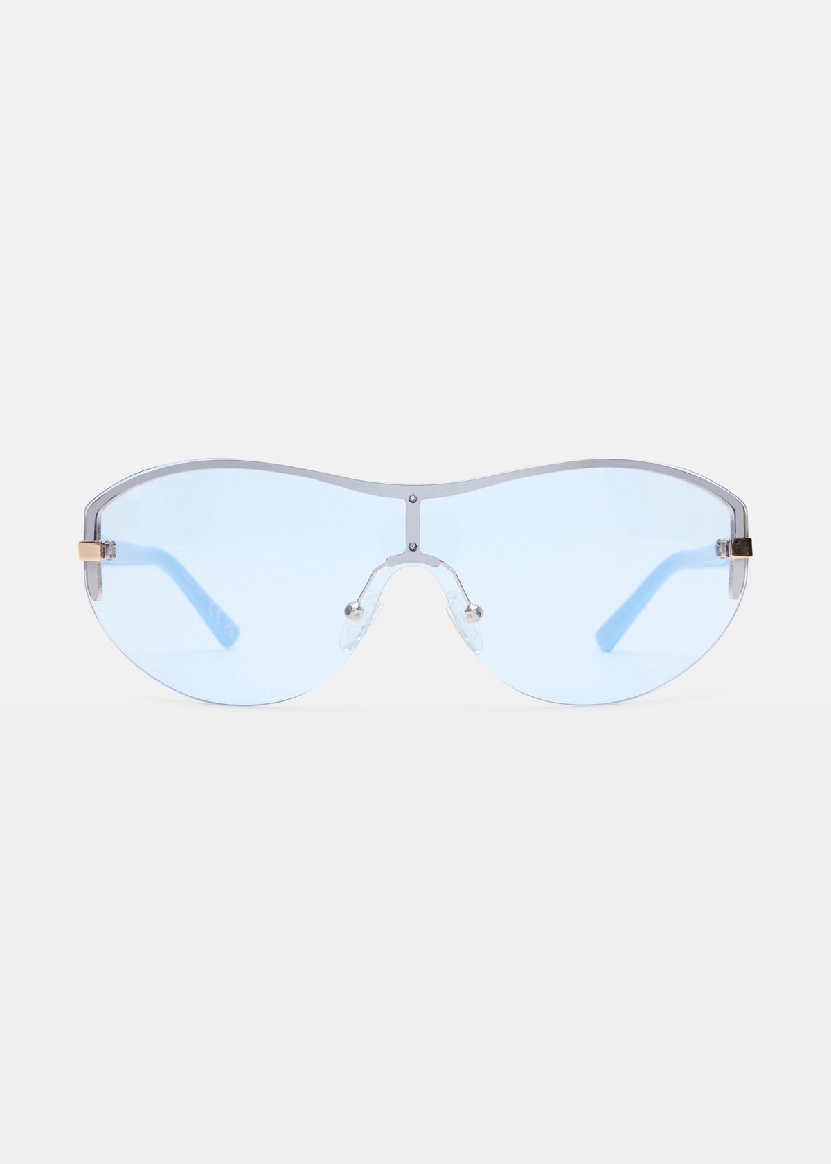 Bombshell Sunglasses GOLD / BABY BLUE SKY BLUE TINT