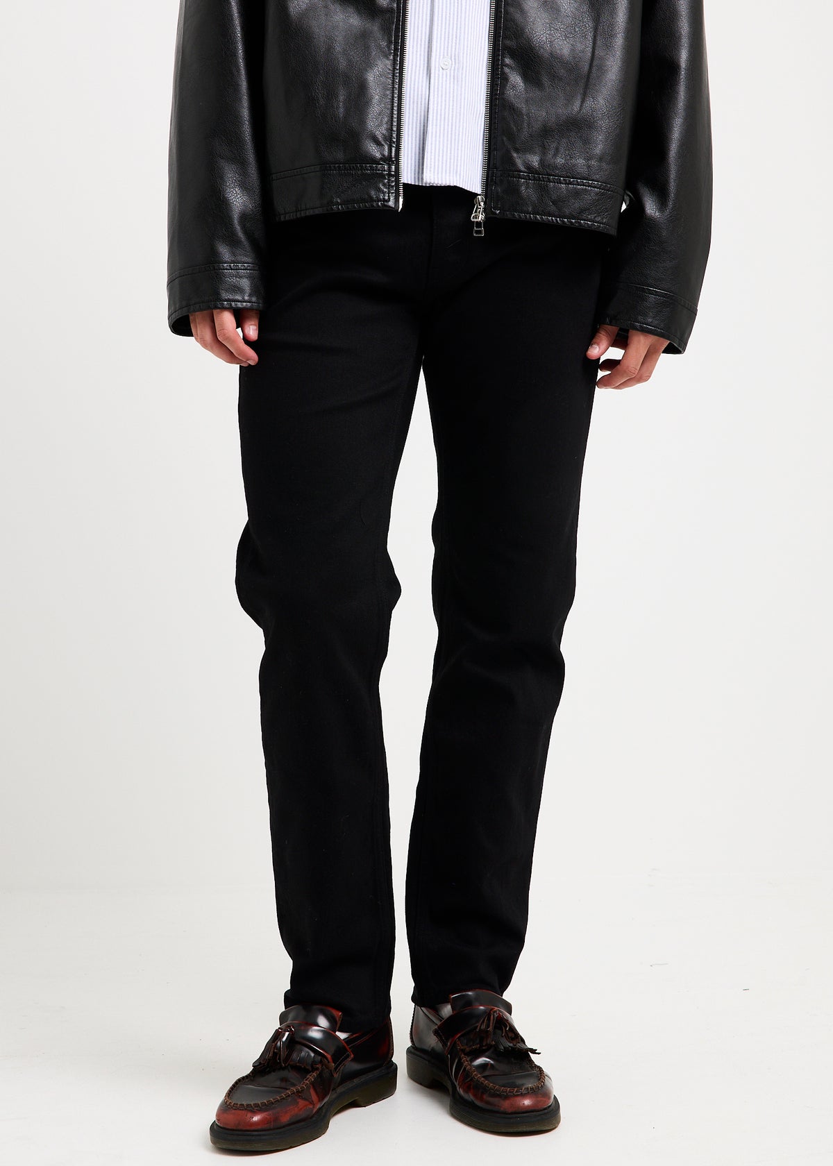 Ray Straight Denim Jeans STAYBLACK
