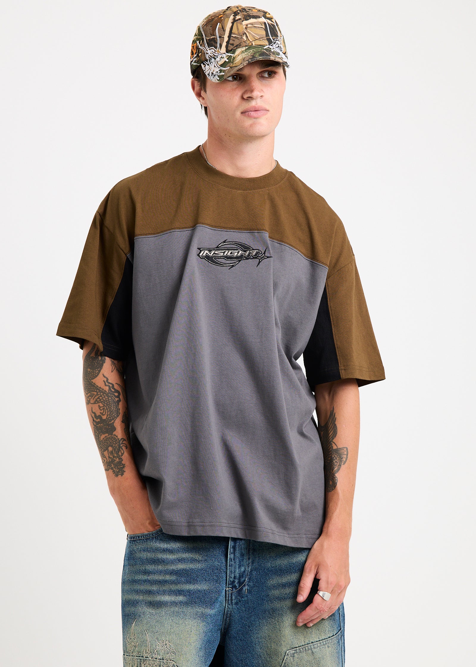Saturn Y2K T-Shirt GREY