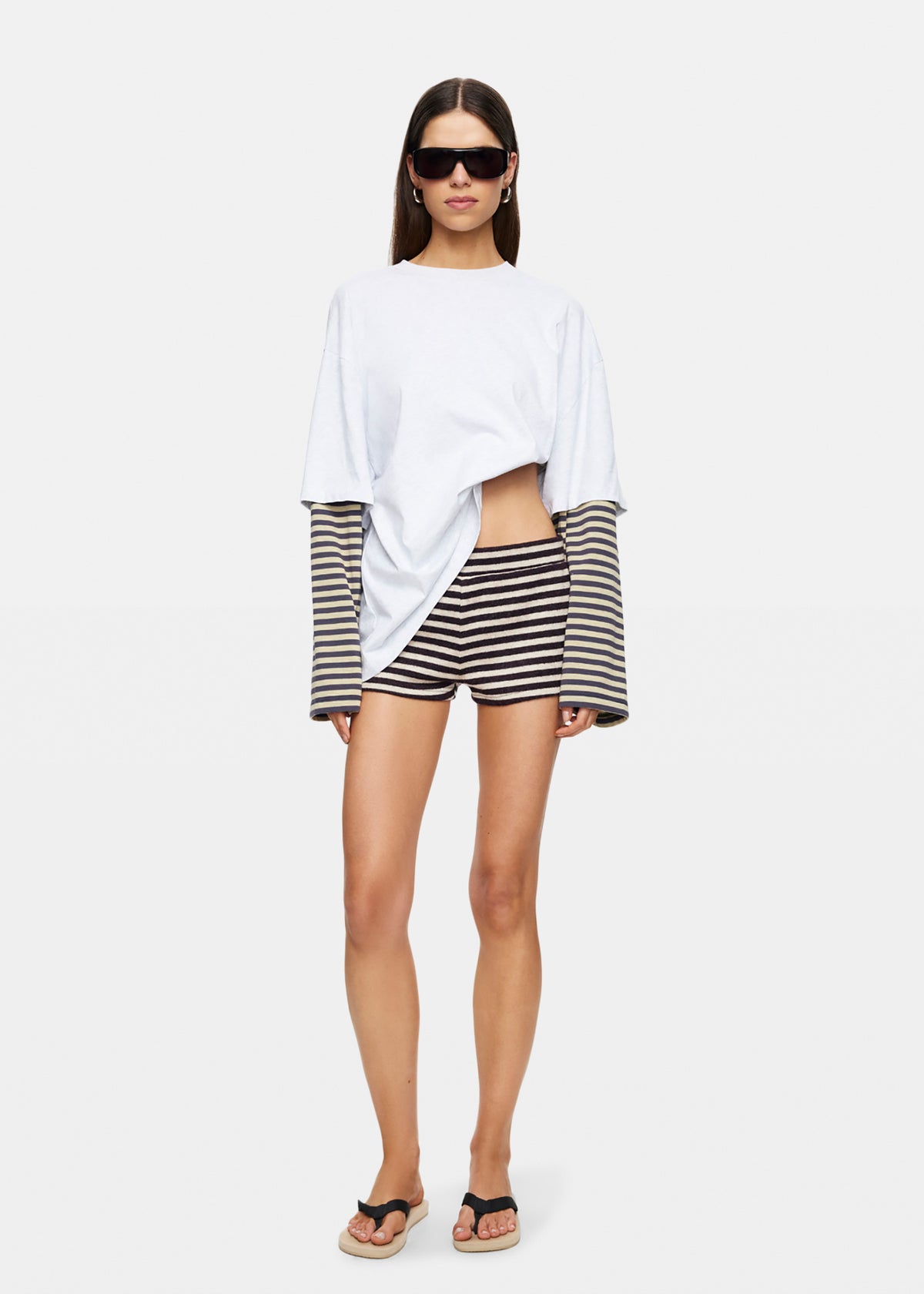 Bottega Shirt BEIGE STRIPE