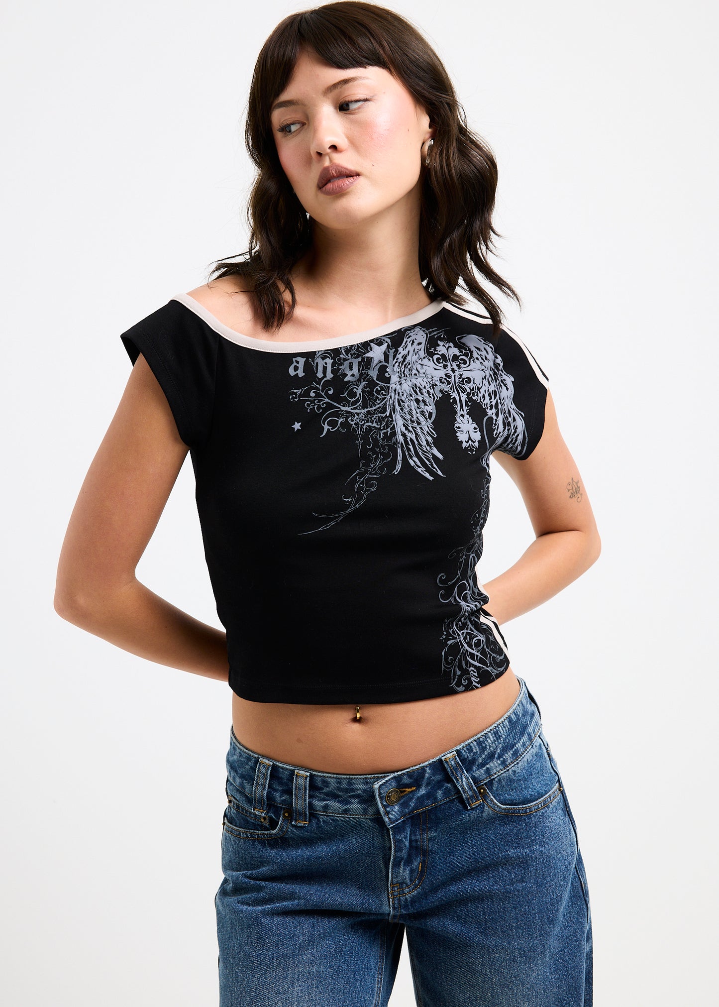 Zine Off Shoulder Top