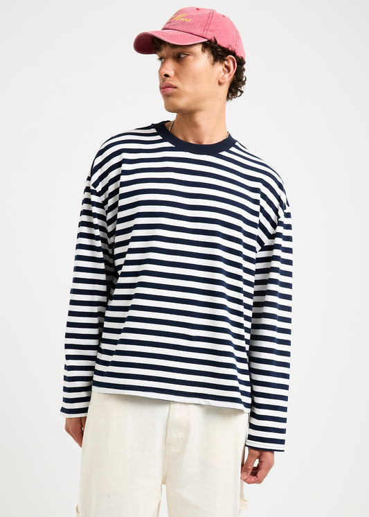 Line Long Sleeve Shirt NAVY