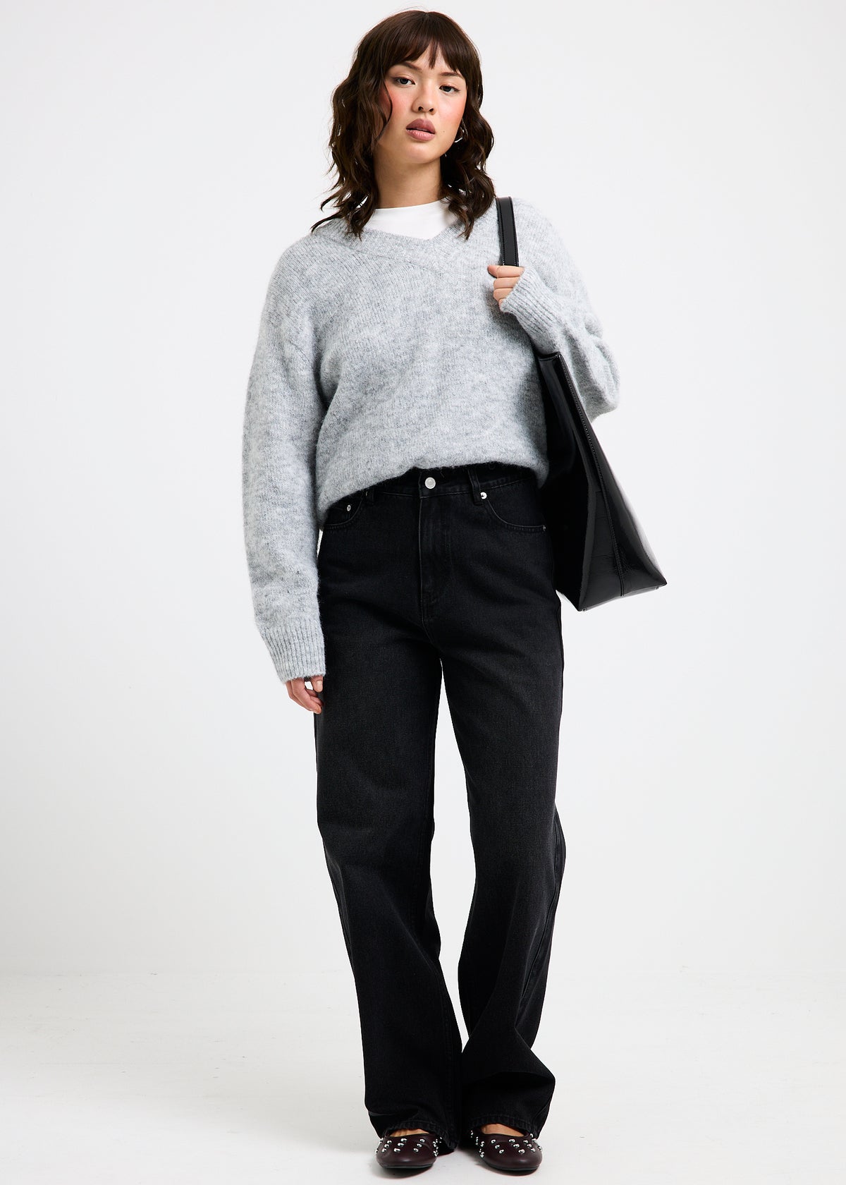 Tayla High Straight Denim Jeans