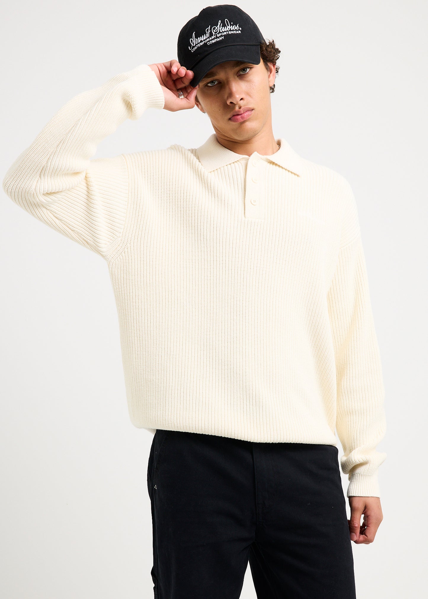 Location Knit Polo Shirt